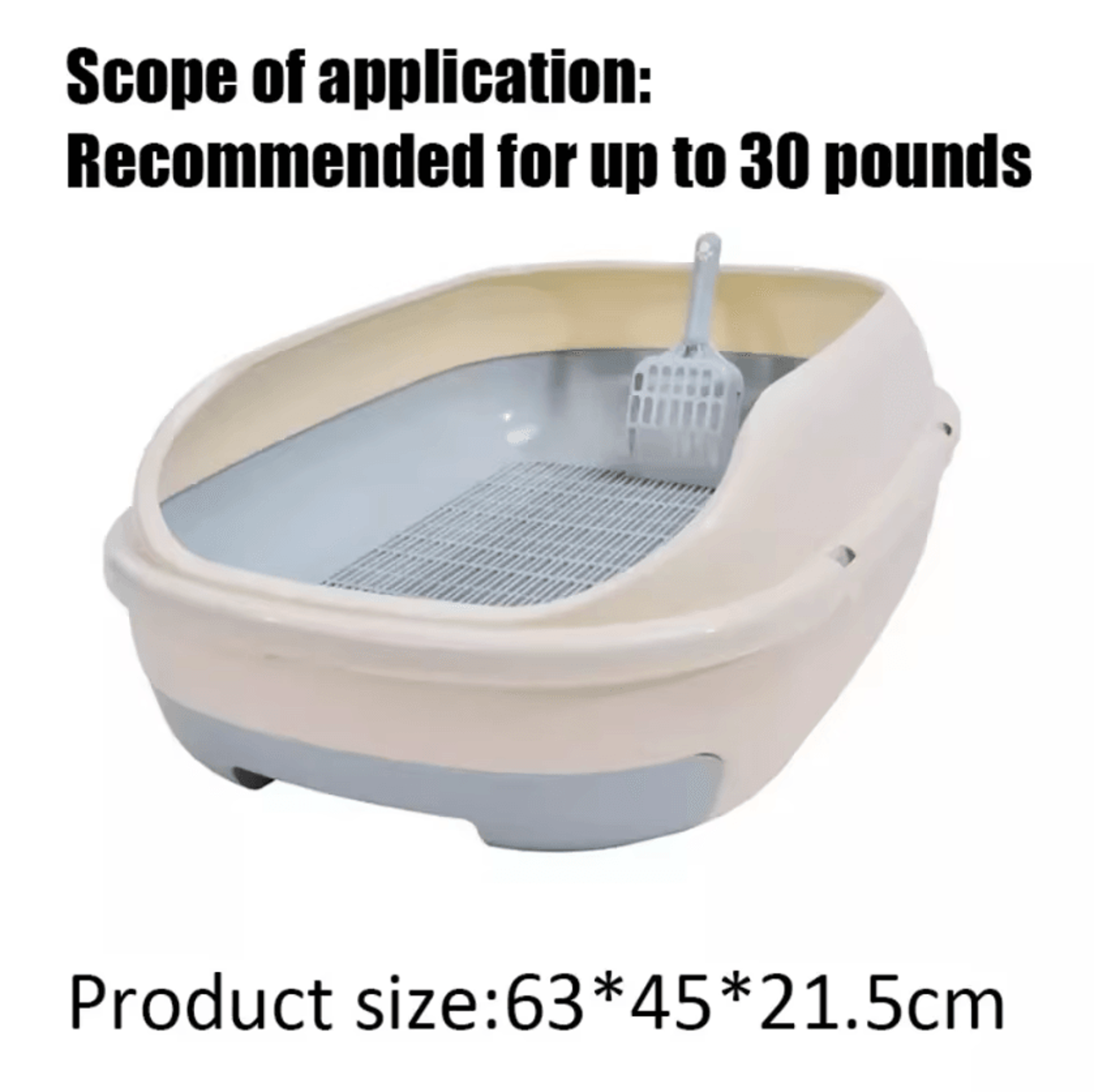CleanFlow XL SemiClosed Drawer Cat Litter Box 1