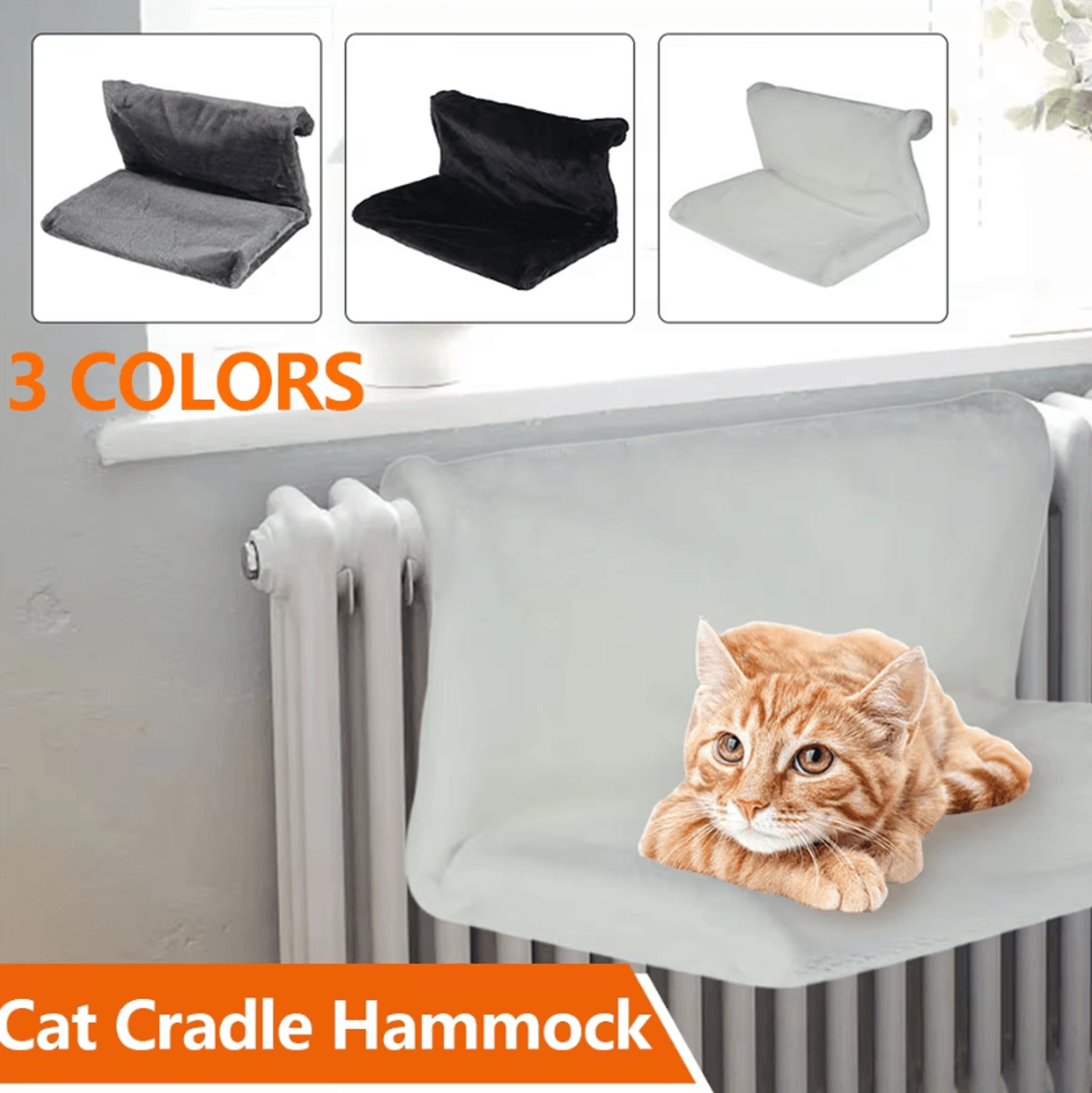CozyRadiator Hanging Cat Hammock Bed 0