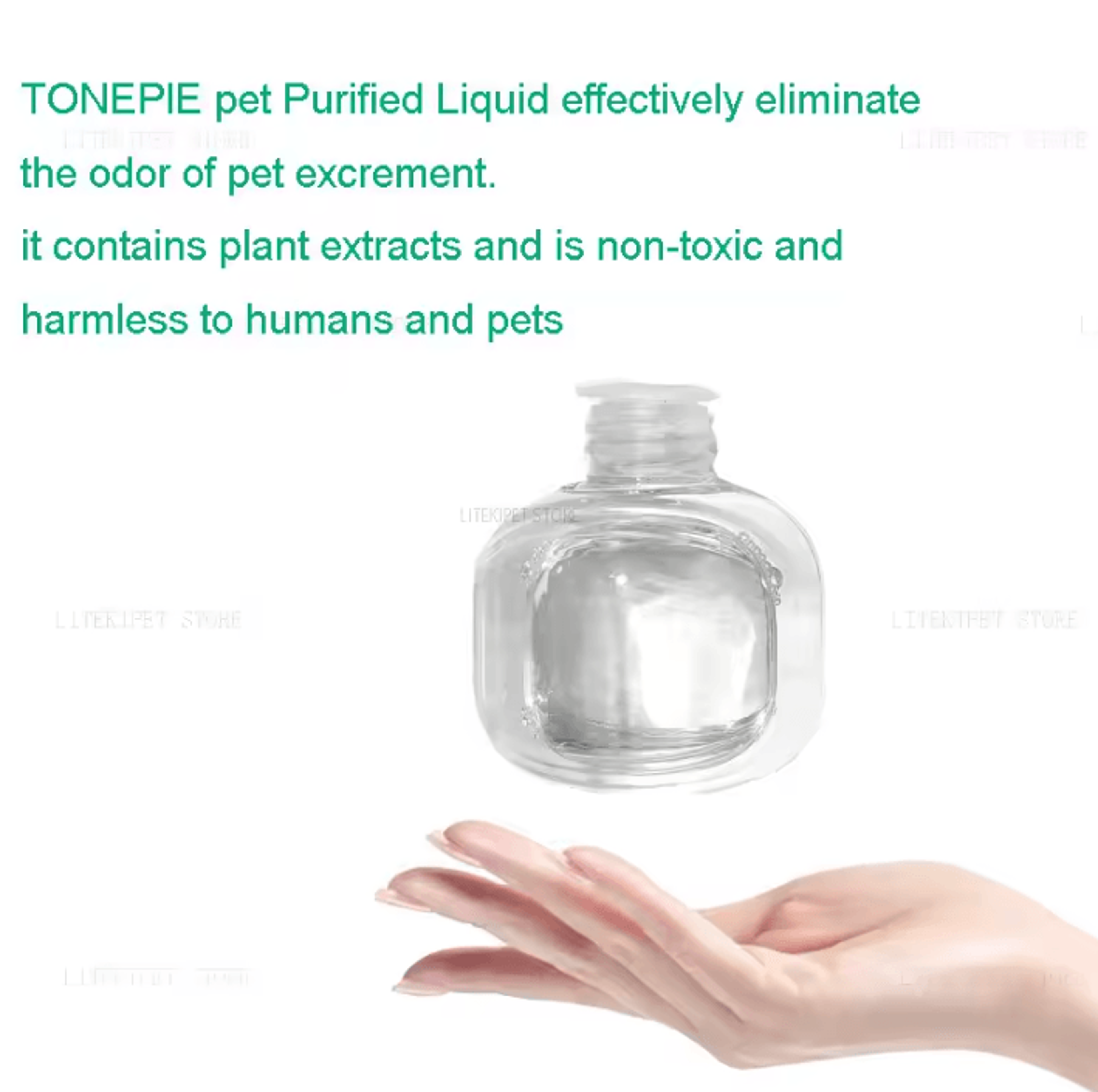 TONEPIE Smart Litter Box Deodorizing Concentrate 3