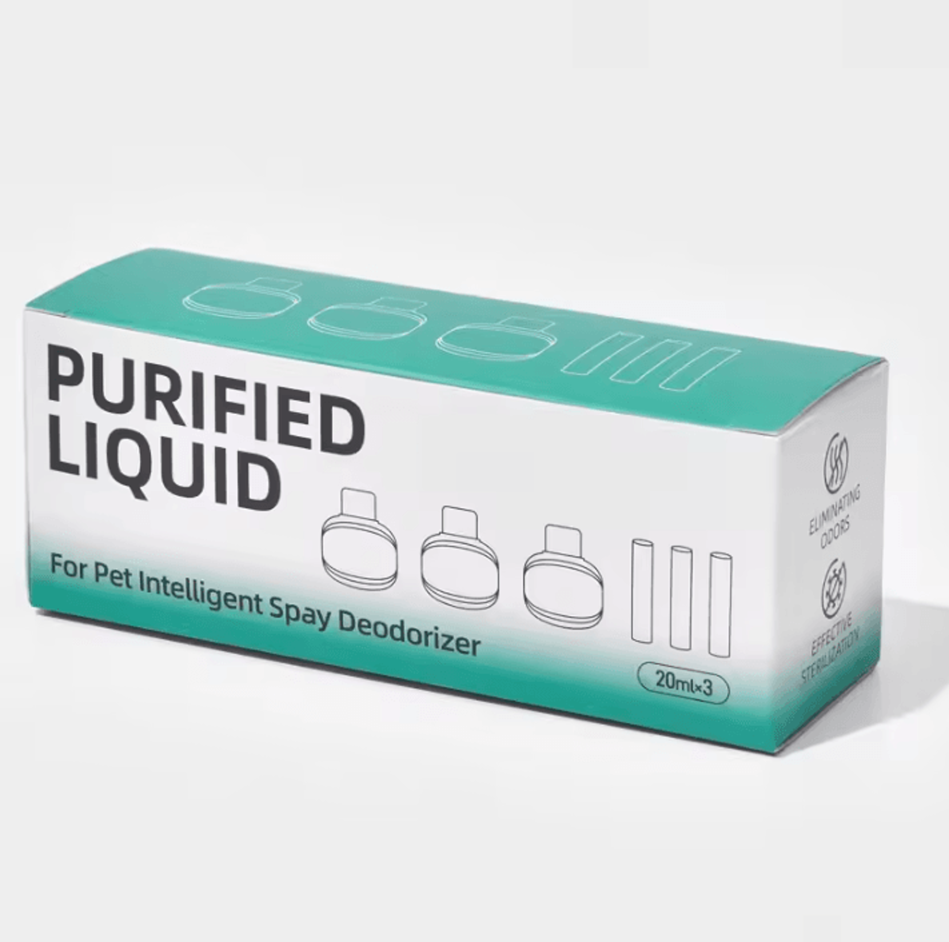 TONEPIE Smart Litter Box Deodorizing Concentrate 5