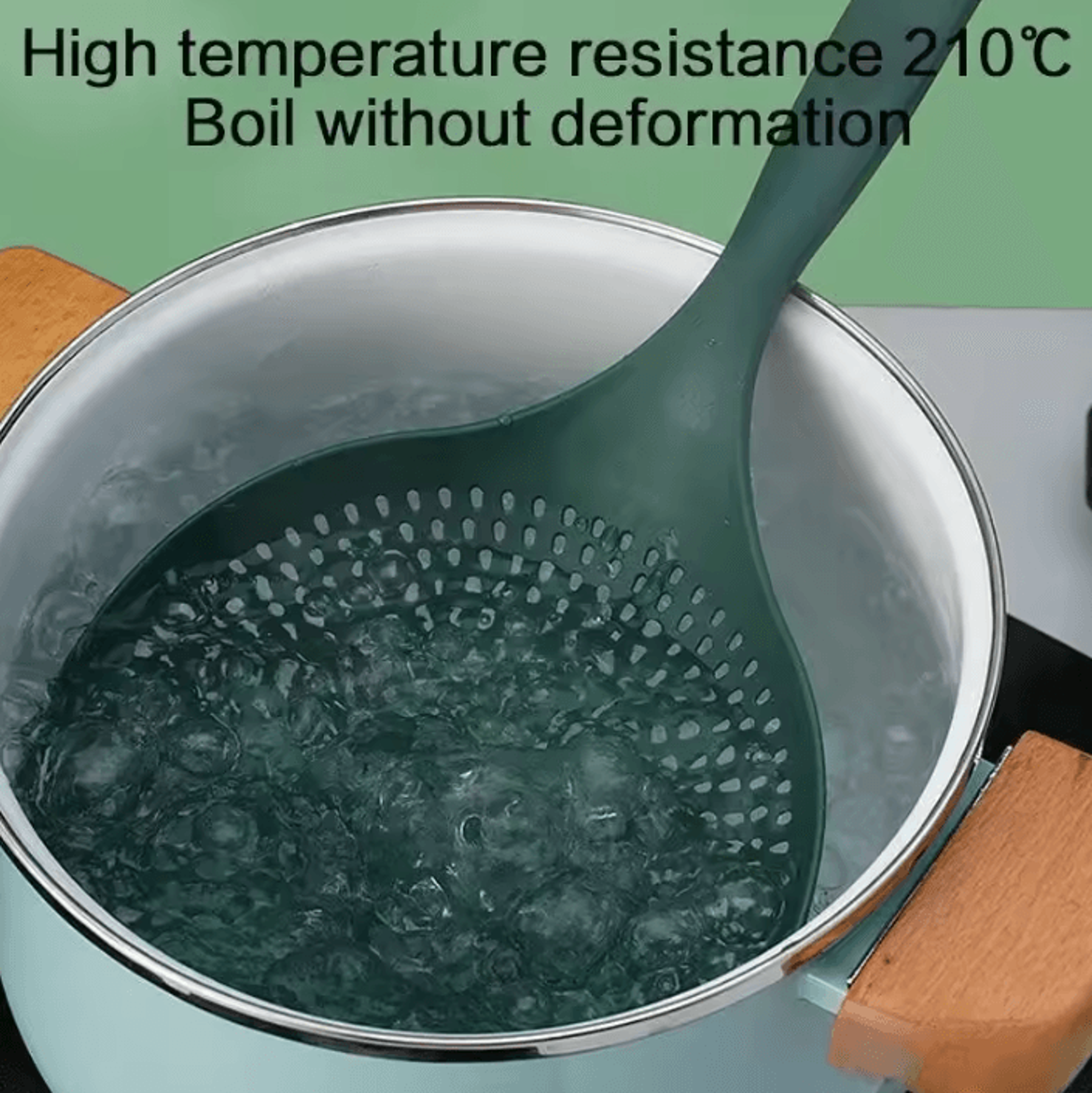 DrainMaster HeatResistant Pasta Strainer Scoop 3