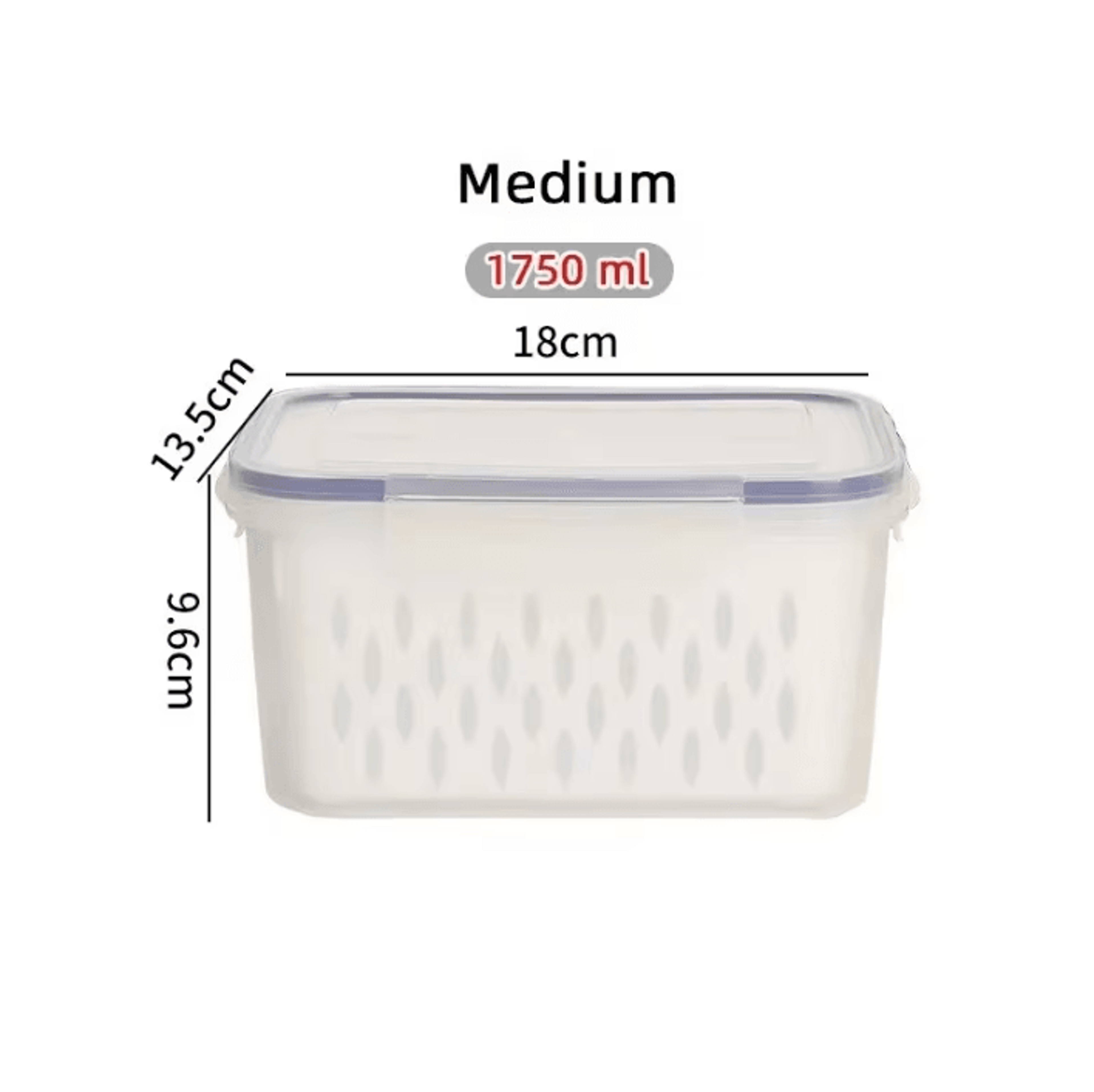 FreshLock Produce Storage Container  Fruit Vegetable Keeper Box 5