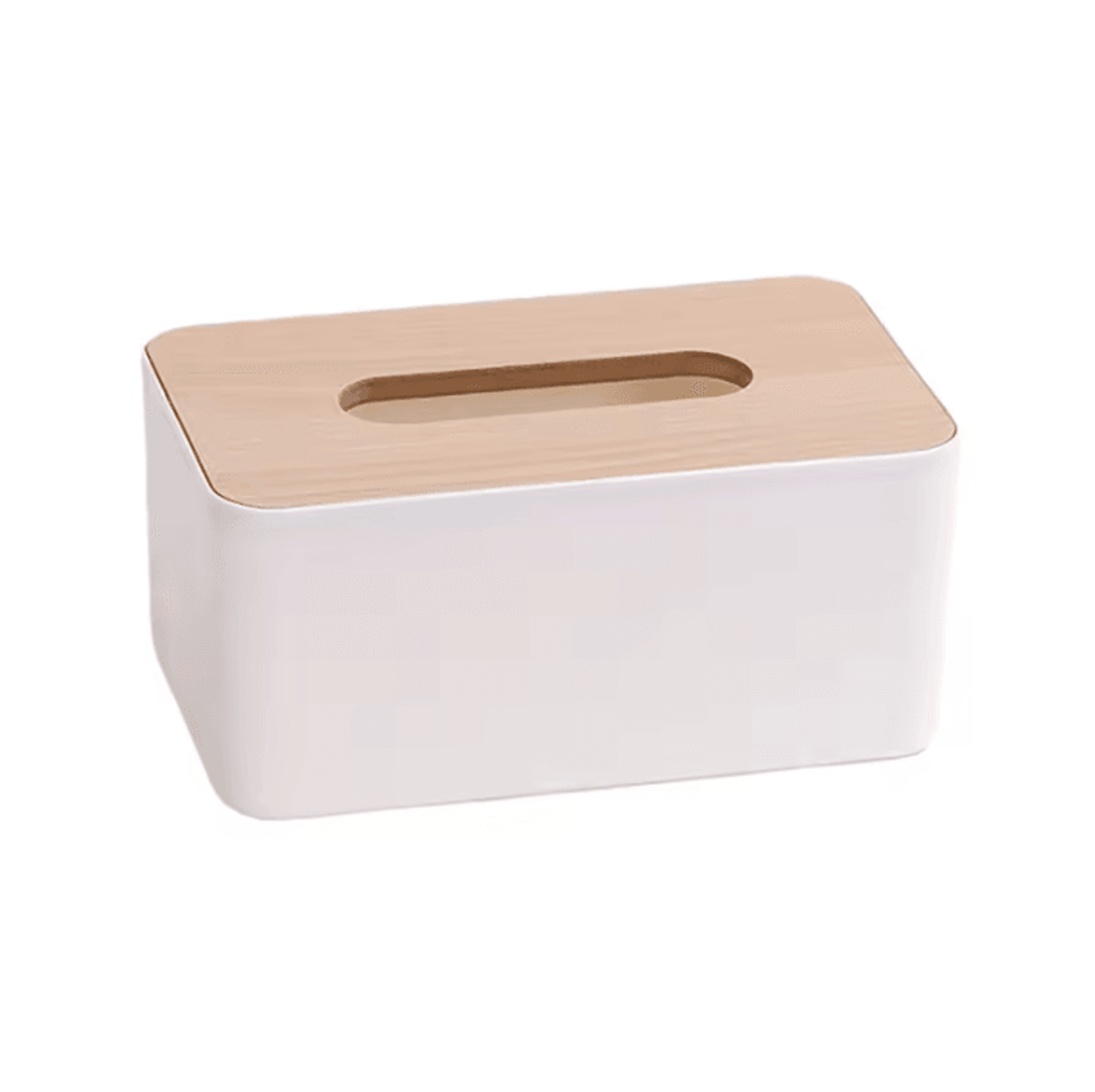 BambooLuxe Tissue Box Cover  Waterproof Tissue Holder 4