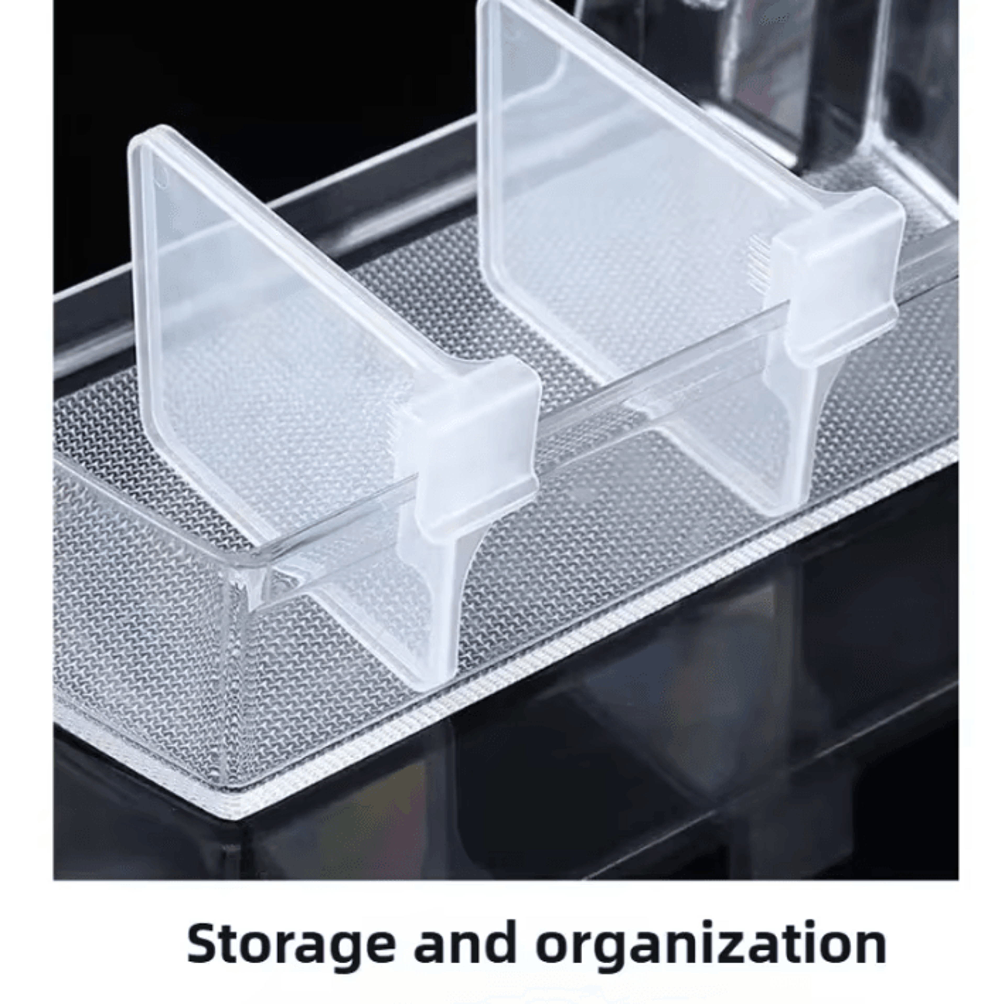 FreshSort Adjustable Fridge Shelf Dividers Set 2