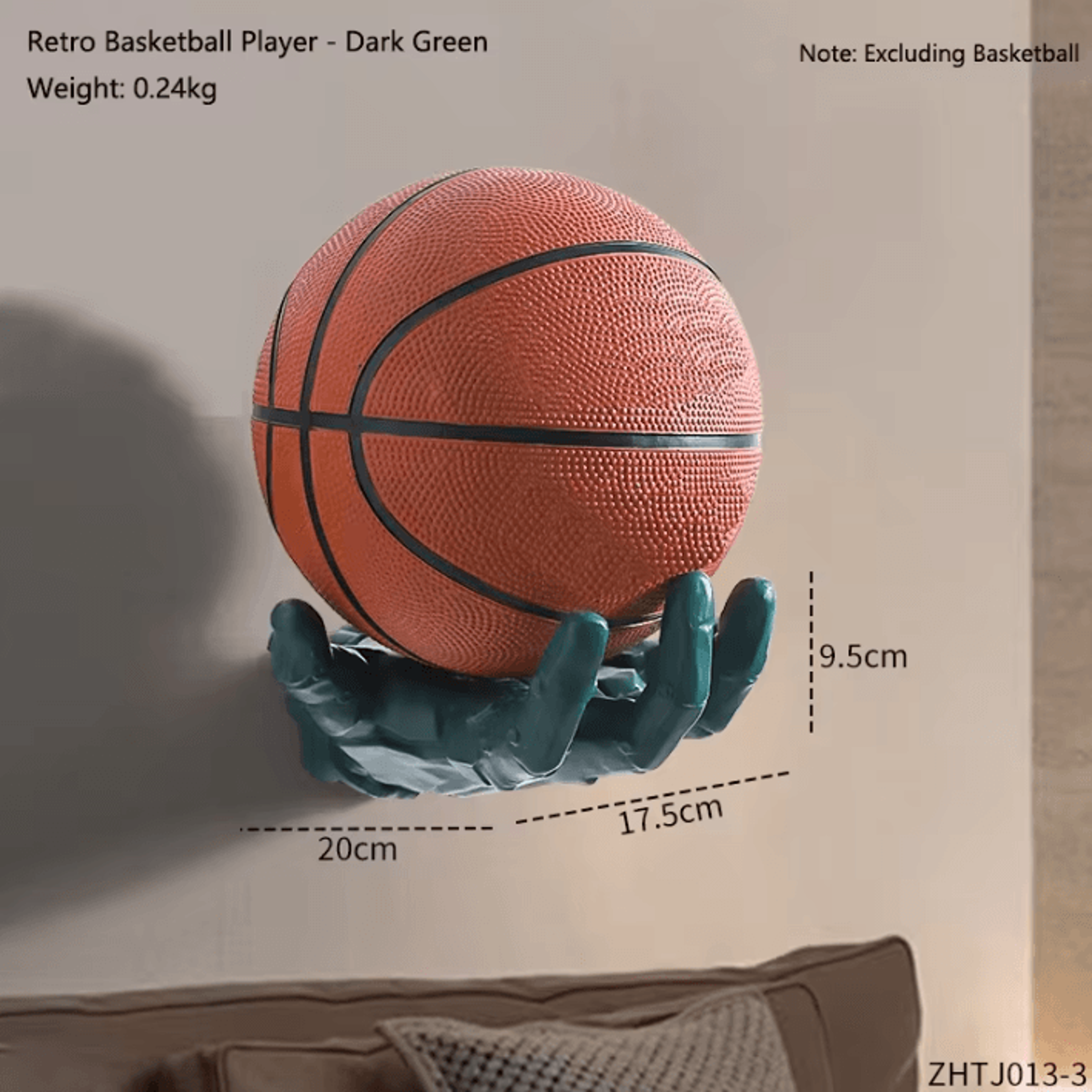 RoboDunk WallMounted Ball Storage Rack 3