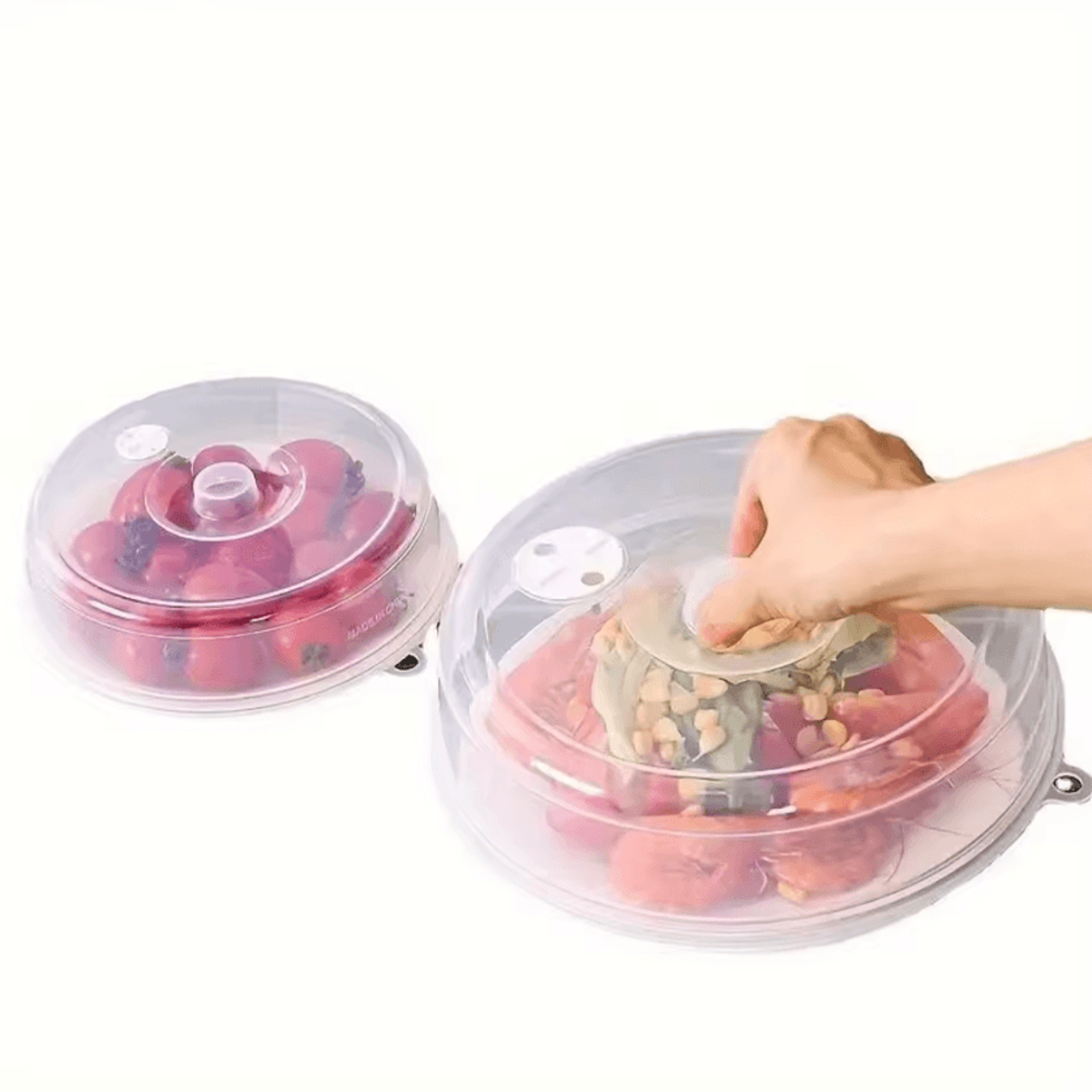 FreshGuard Microwave Splatter Cover  Food Storage Lid 2