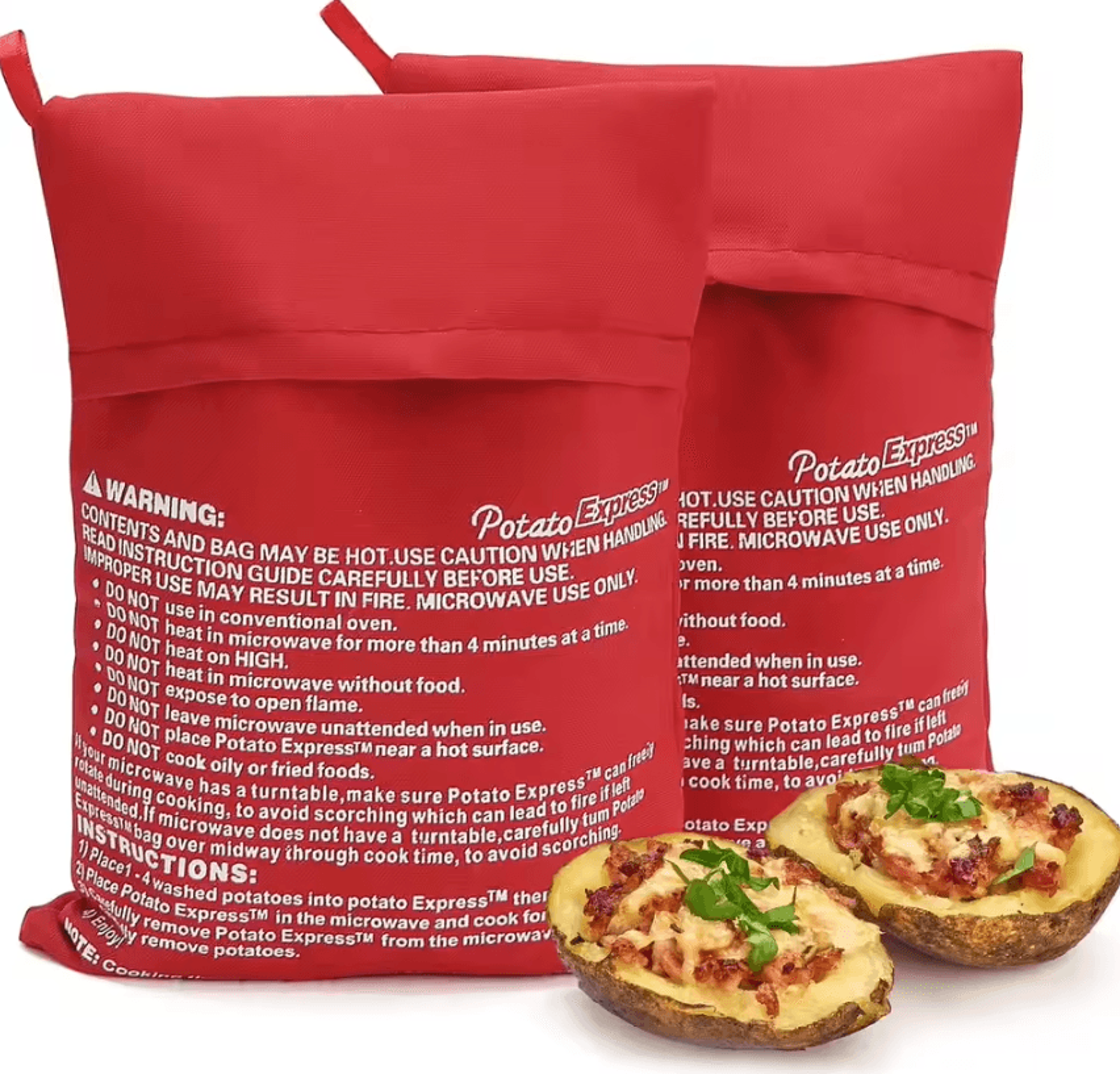QuickBake Microwave Potato Cooking Bag 4