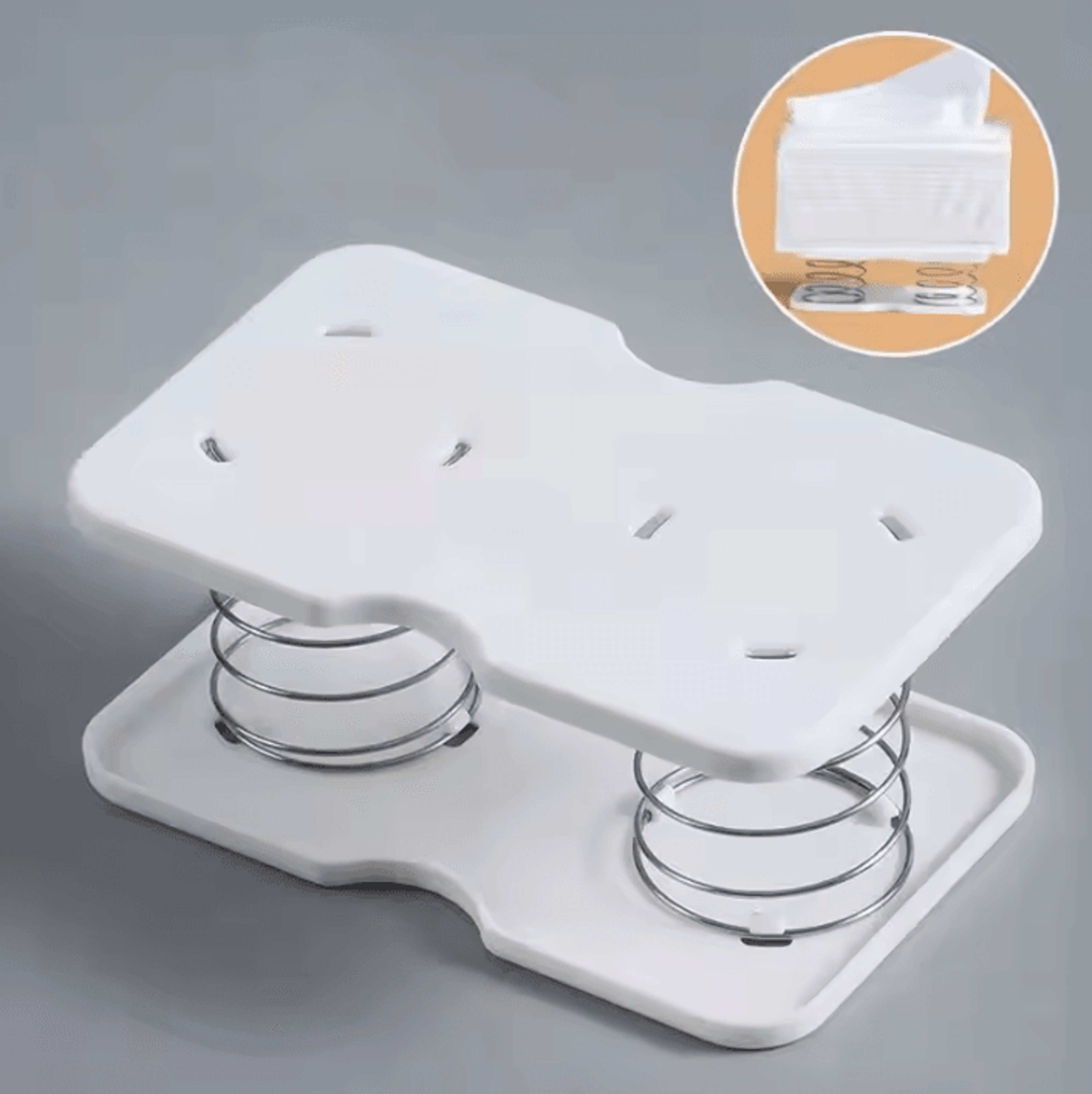 LiftFlow SpringLoaded Tissue Box Holder 0