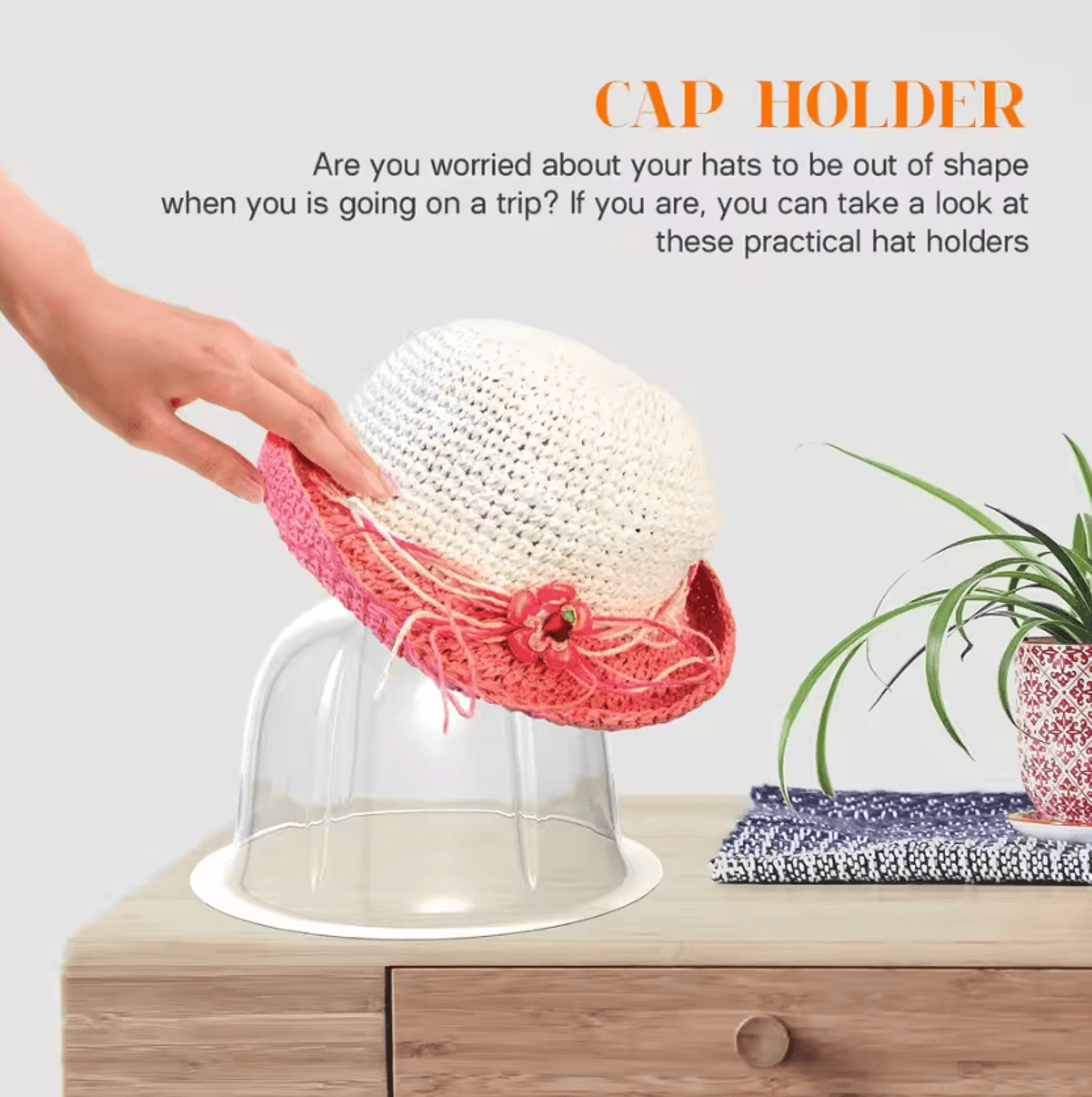 CapKeeper Hat Display  Washing Support Rack 4