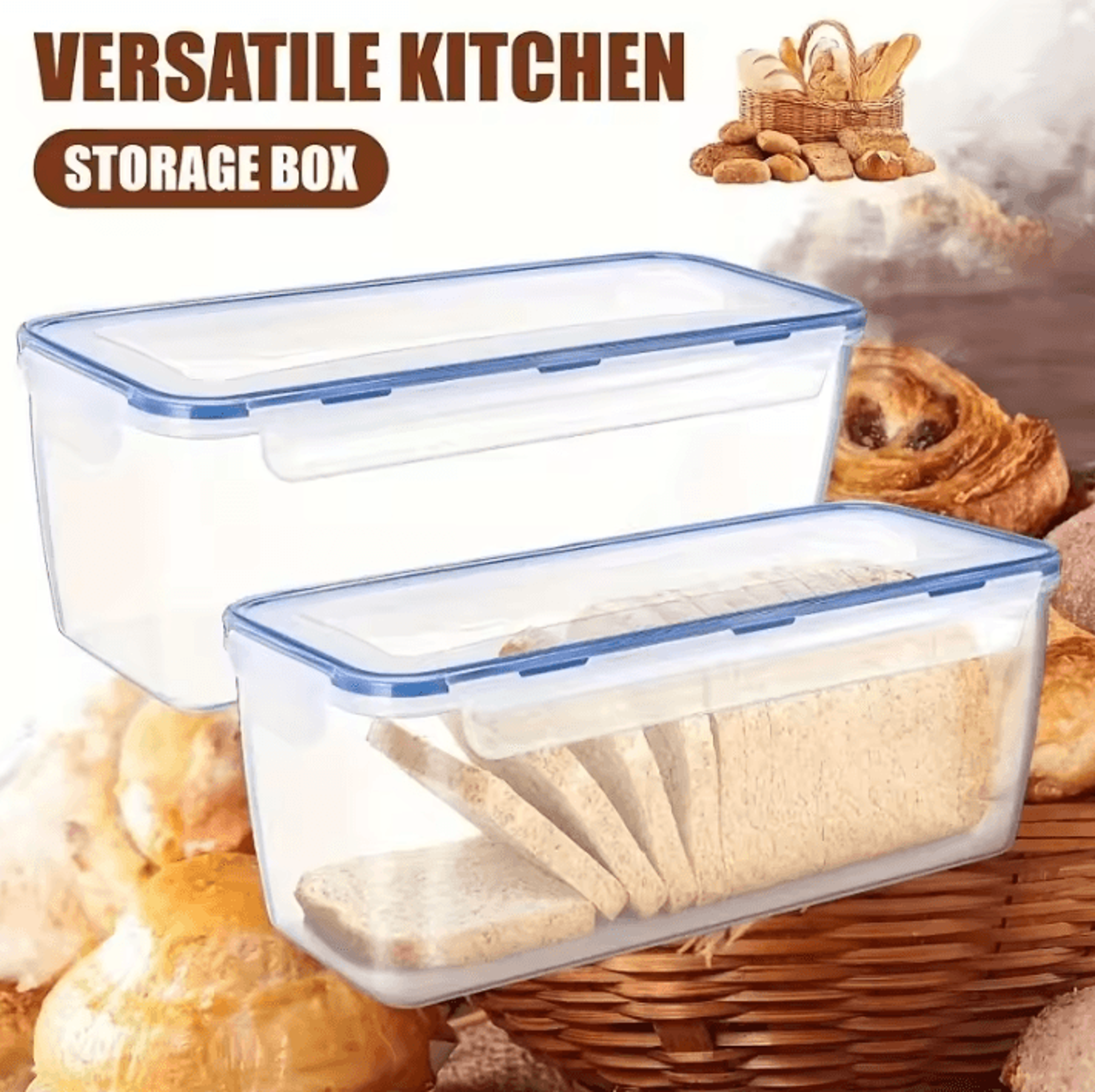 FreshLock Airtight Bread Storage Container 1