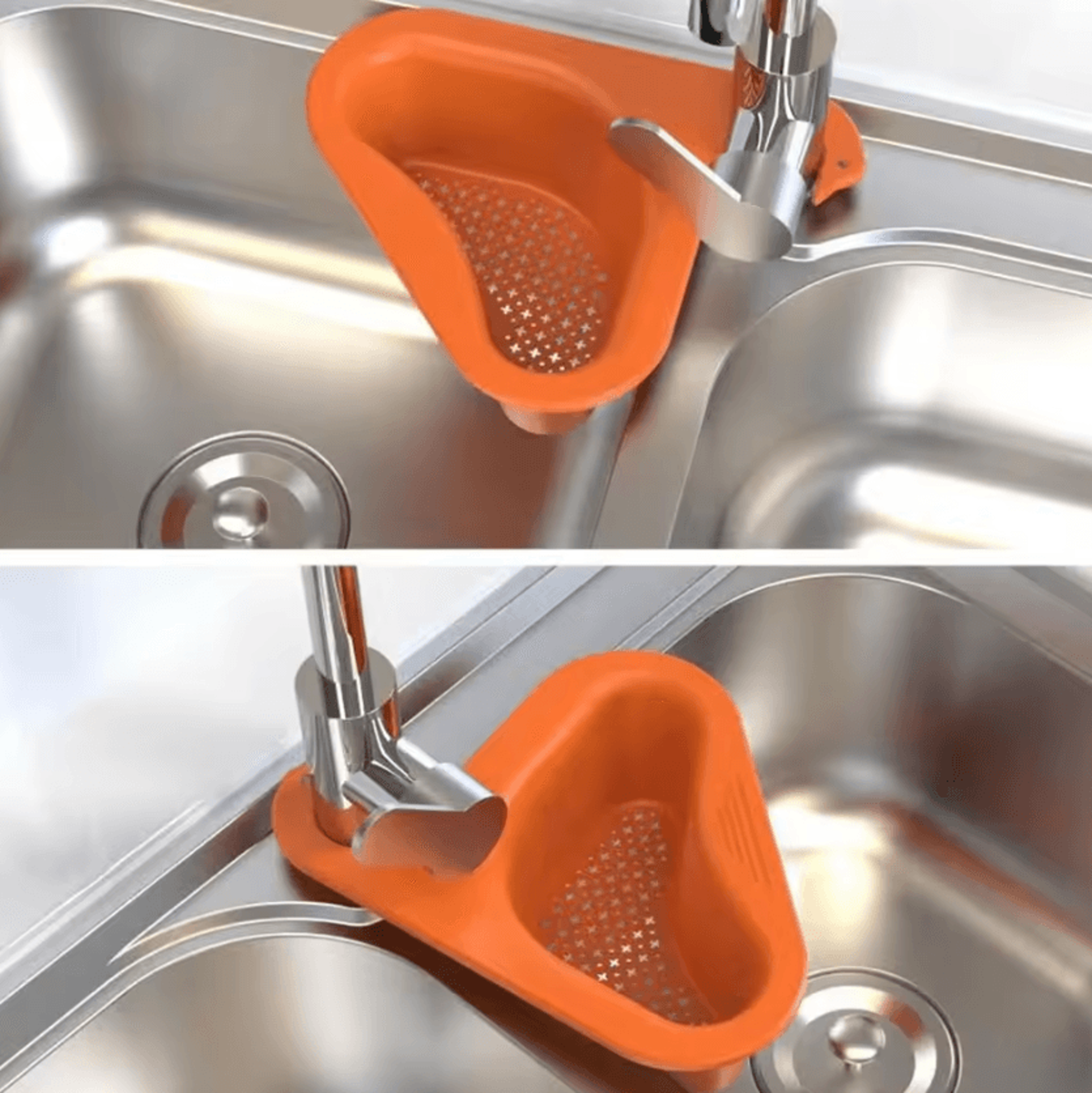 SwanDrain Corner Sink Strainer Basket 0