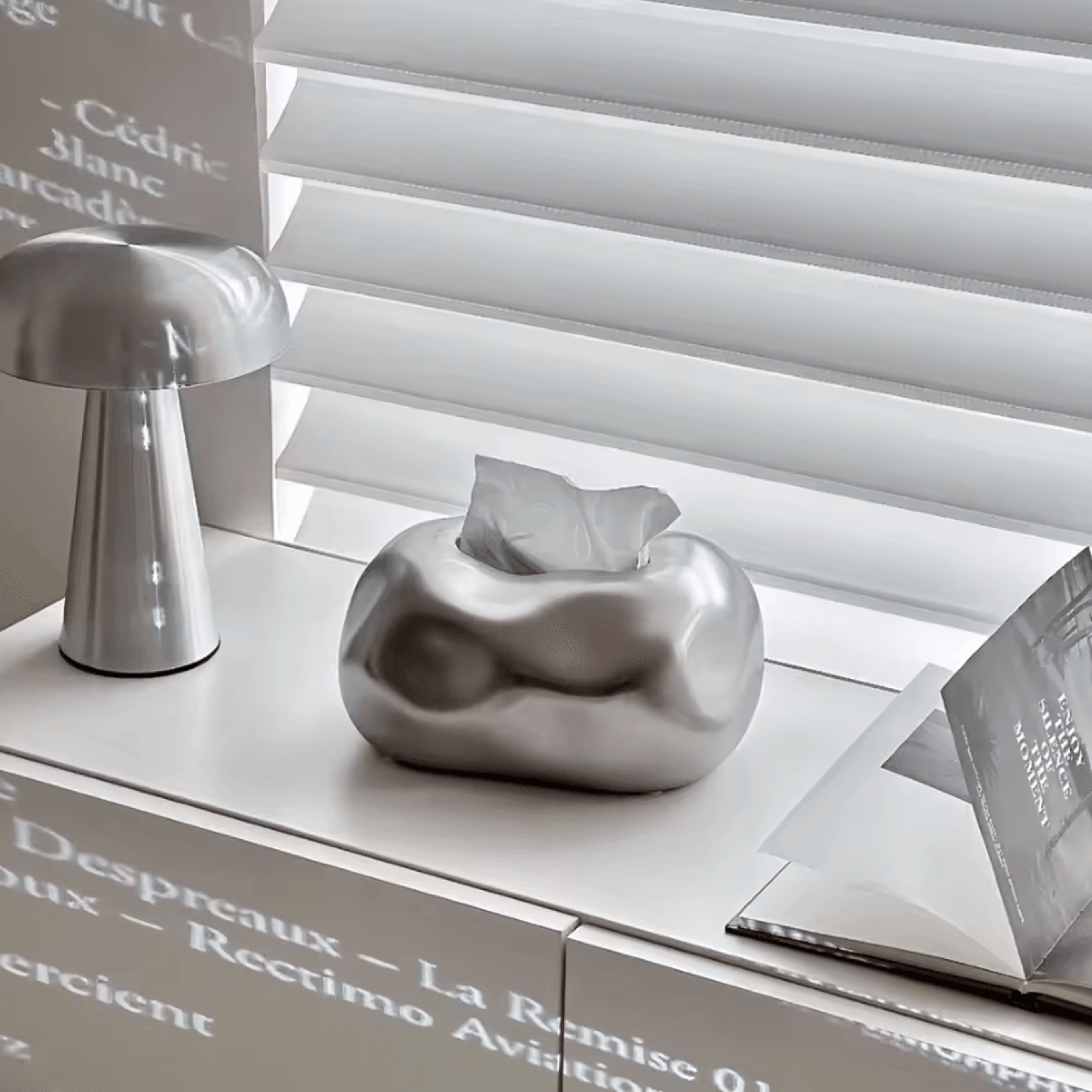 Nordic Ceramic Tissue Box Holder  Elegant Napkin Storage For Modern Home Decor 4