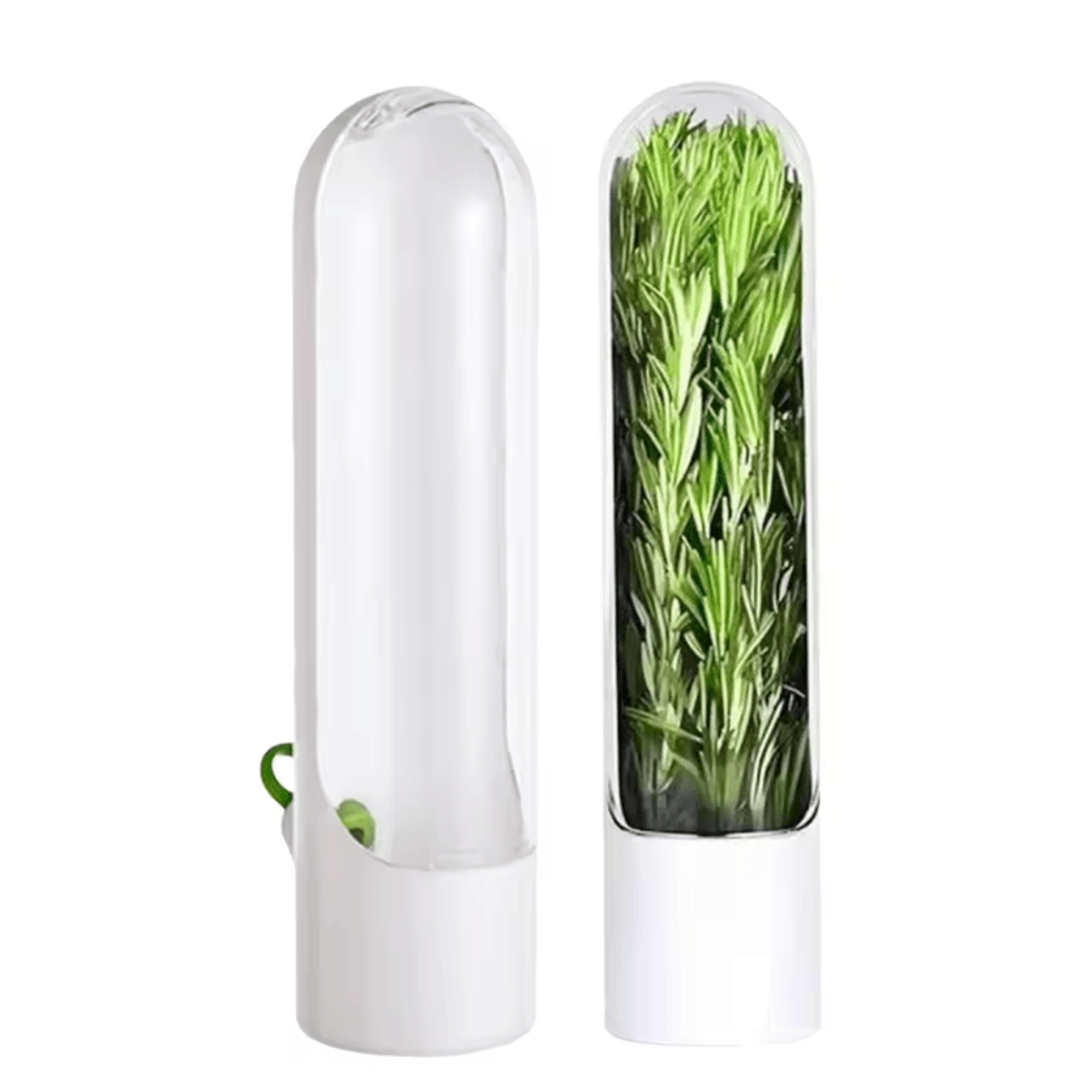 Fresh Herb Keeper  Vegetable Storage Bottle For Refrigerator Organization 4