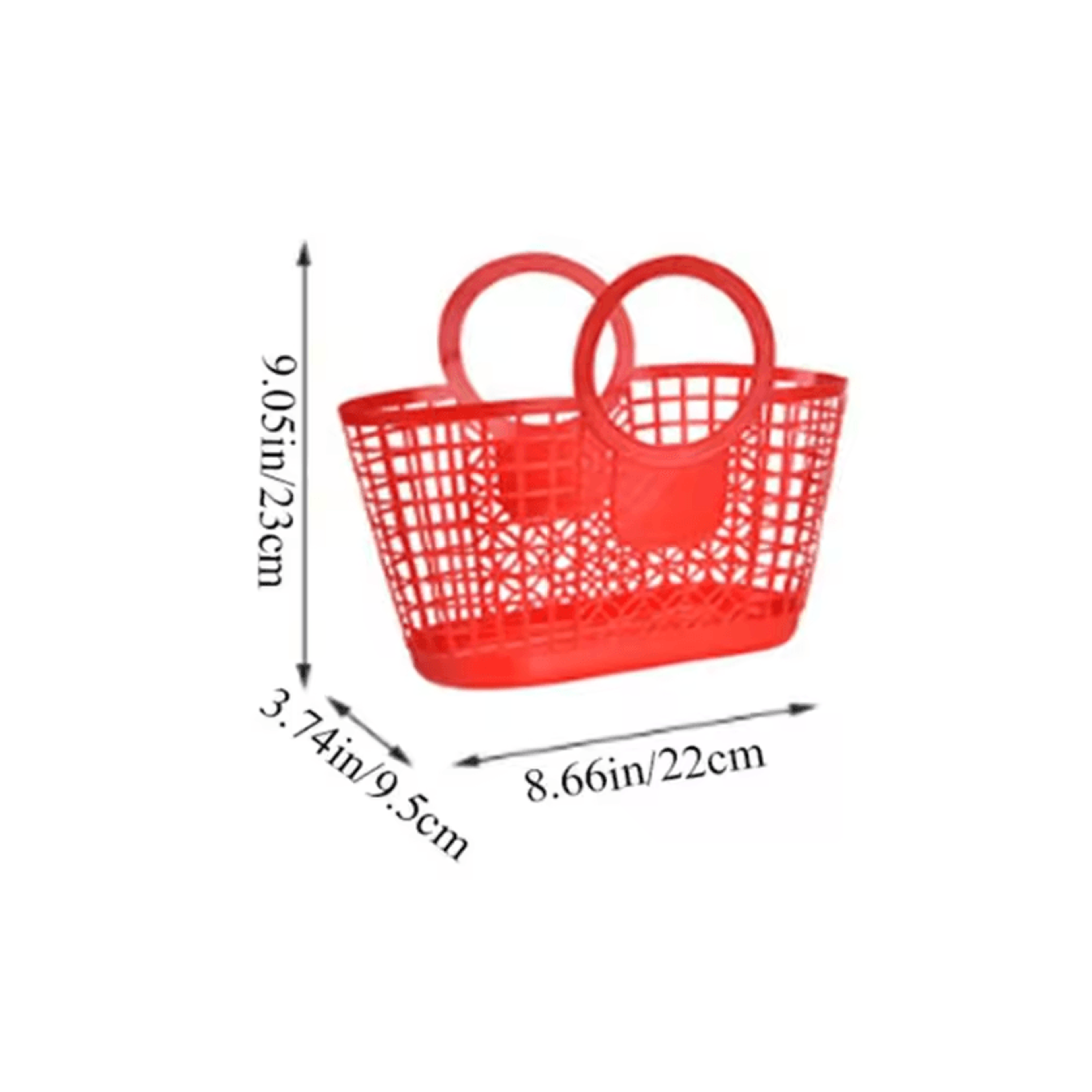 Portable Hollow Storage Basket For Fruits Vegetables Toys  Household Organization 2