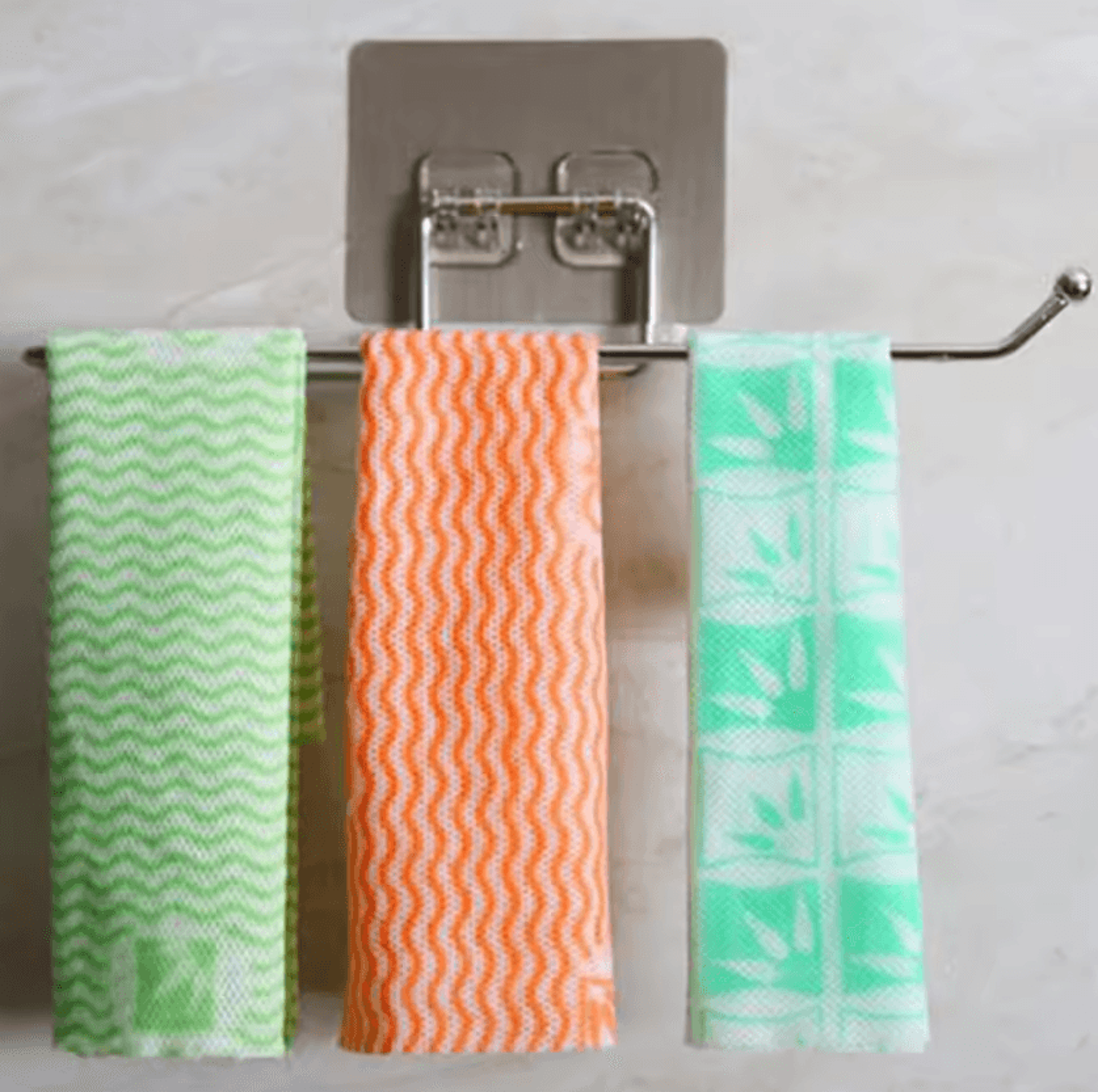 UnderCabinet Paper Towel Holder  SelfAdhesive Storage Rack 2