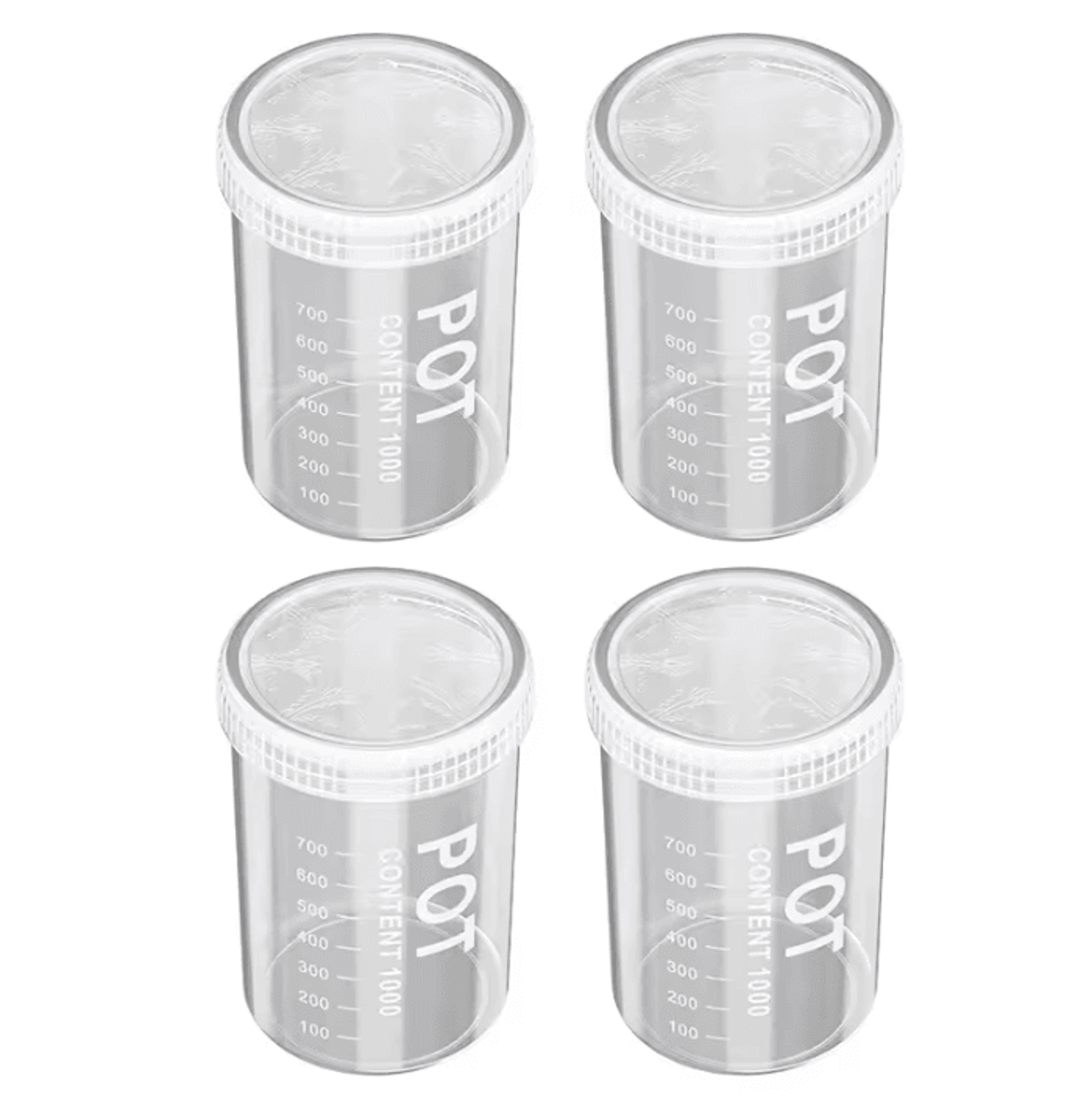 Airtight Grain  Spice Storage Container Set With Measurement Marks 9