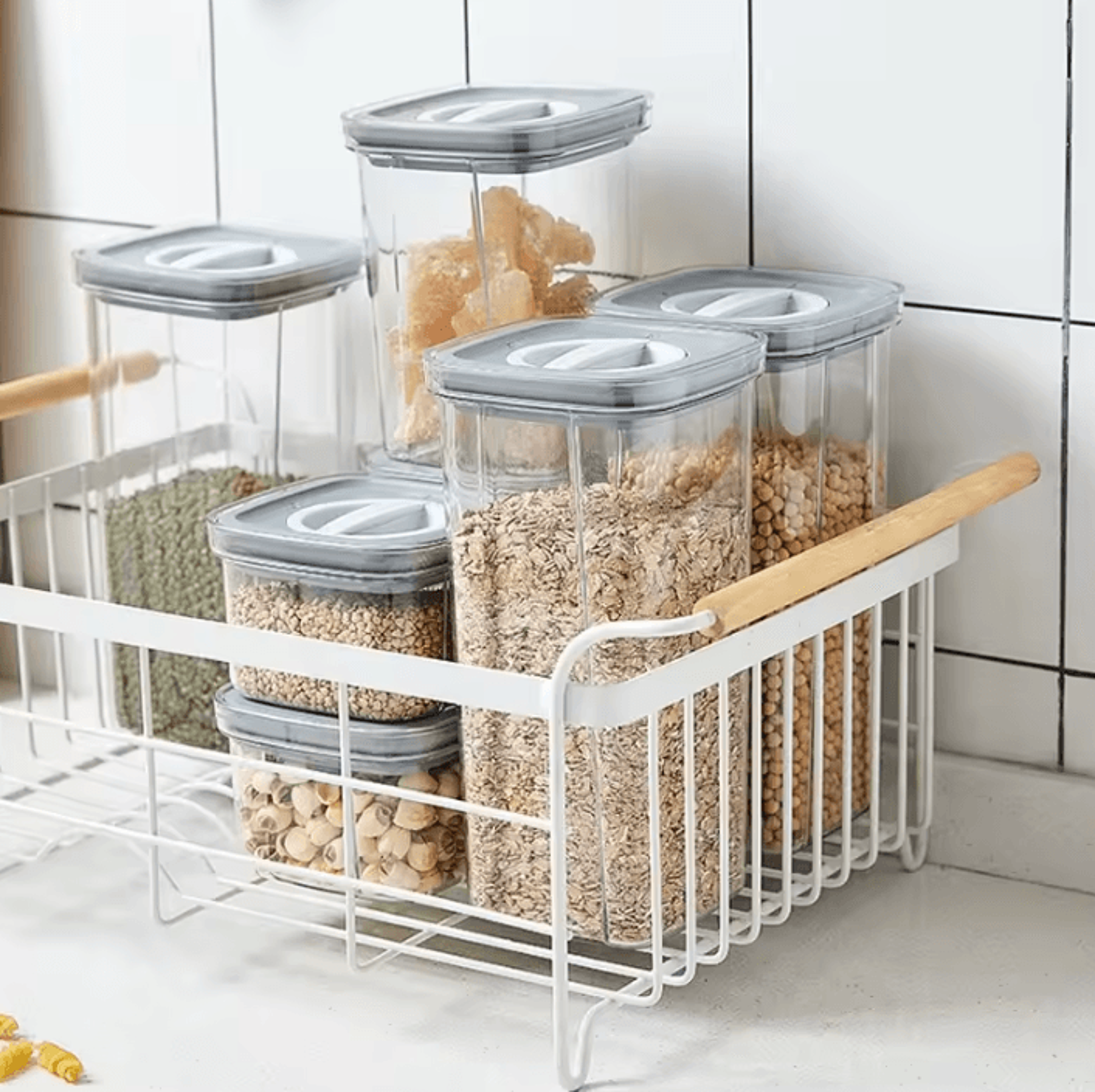 Airtight Grain Storage Container Set 1