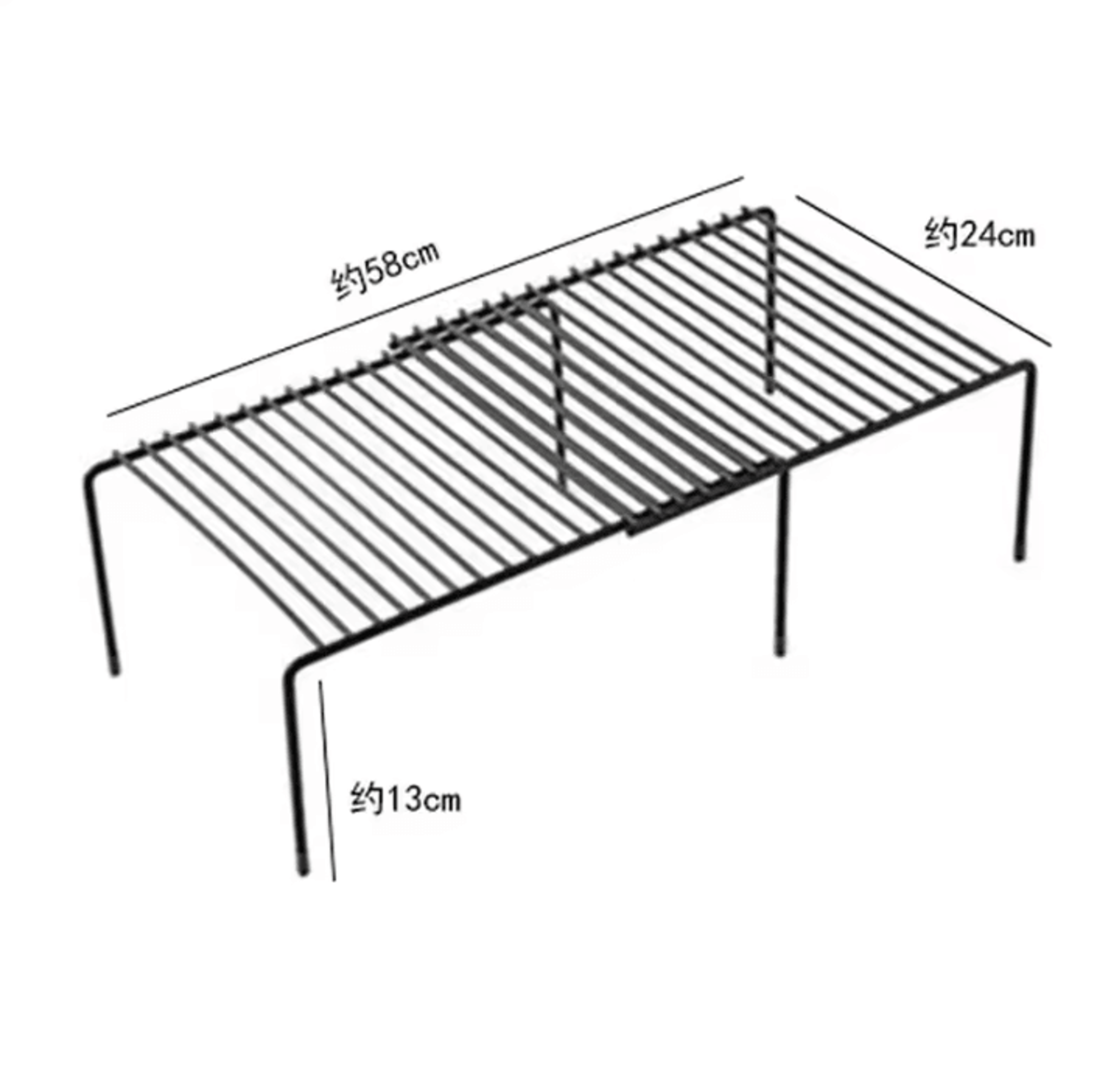 Adjustable Iron Spice Organizer  MultiPurpose Storage Shelf 4