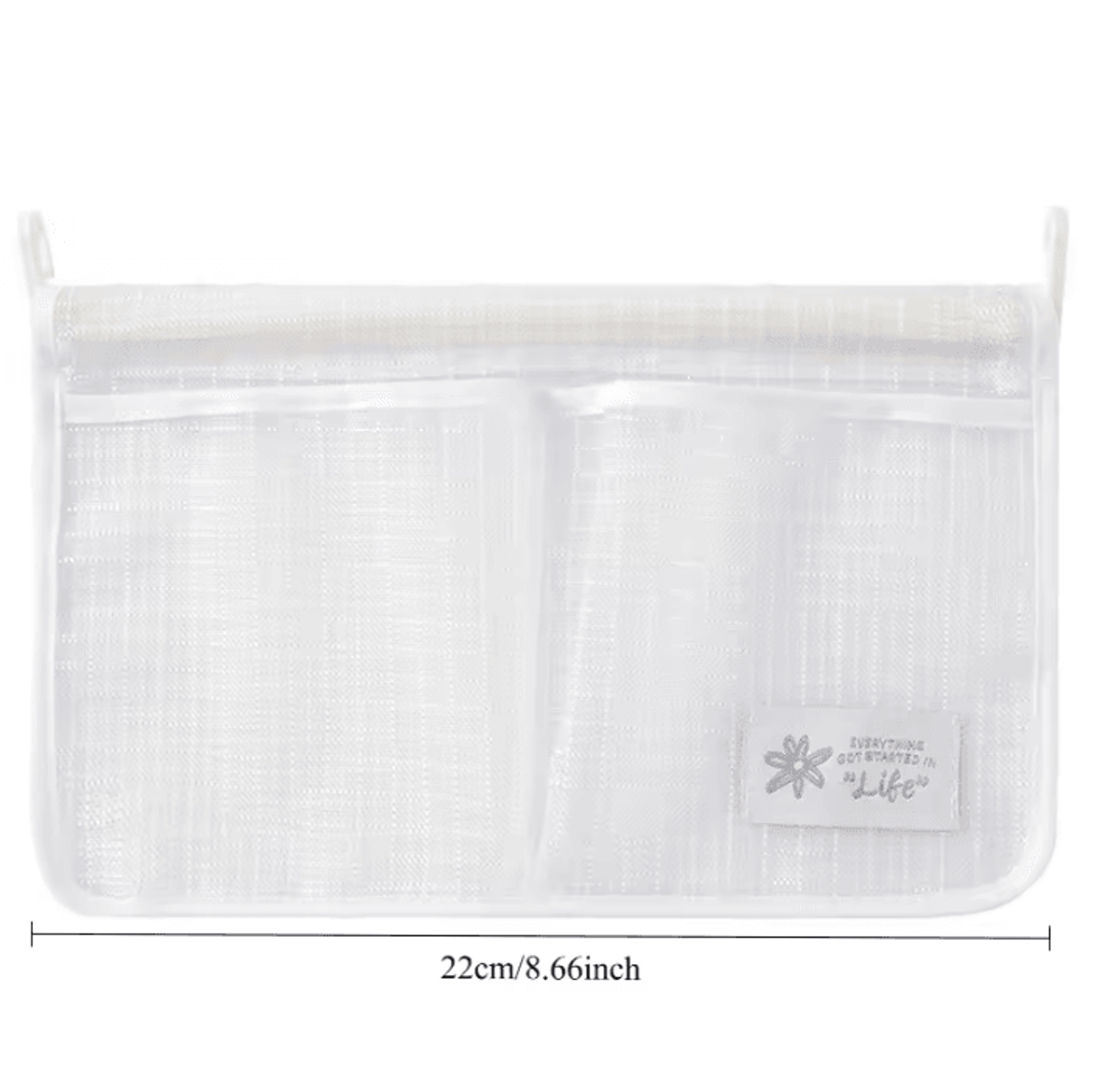 DoubleCompartment Refrigerator Mesh Storage Bag Organizer 4