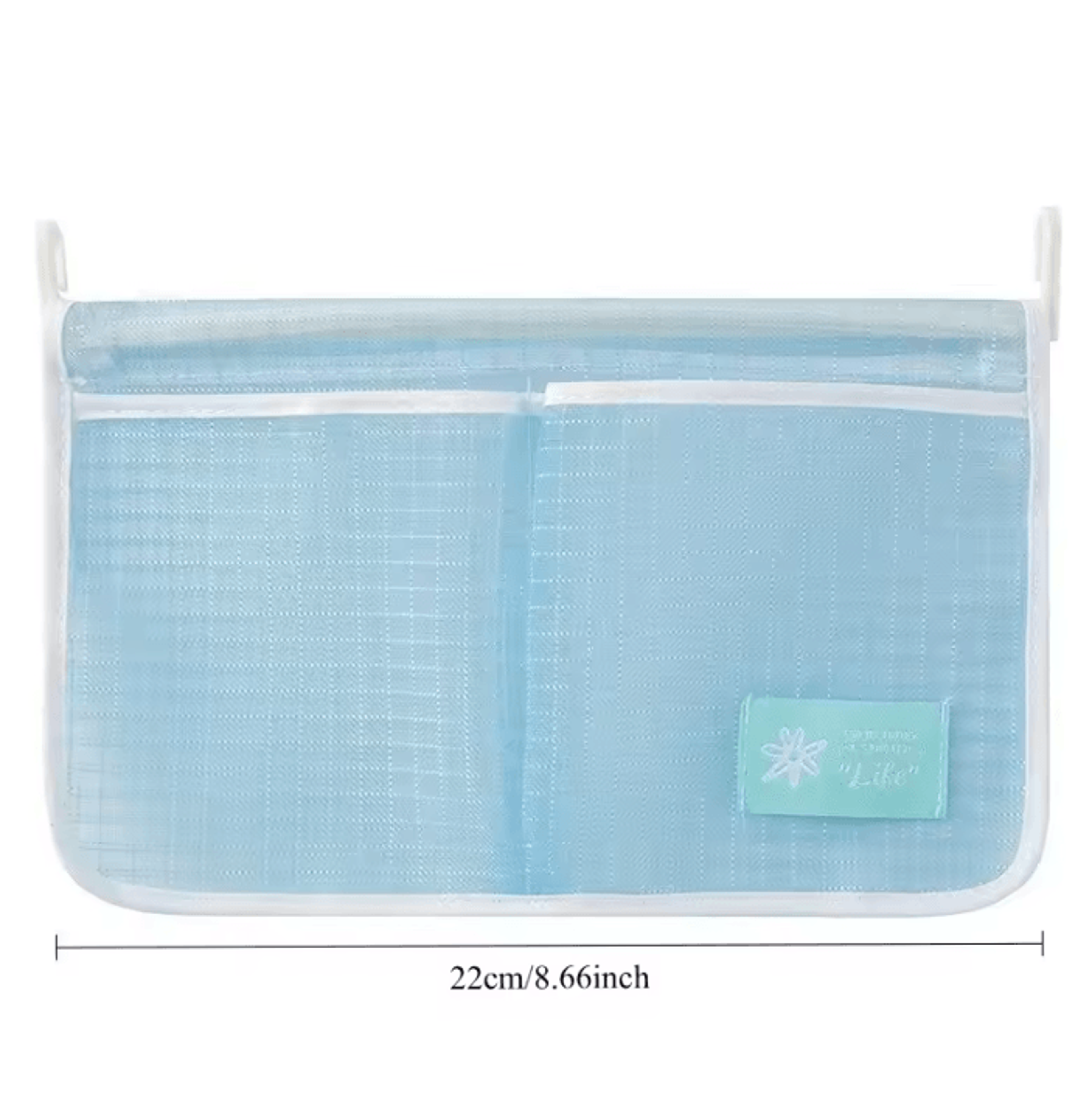 DoubleCompartment Refrigerator Mesh Storage Bag Organizer 5