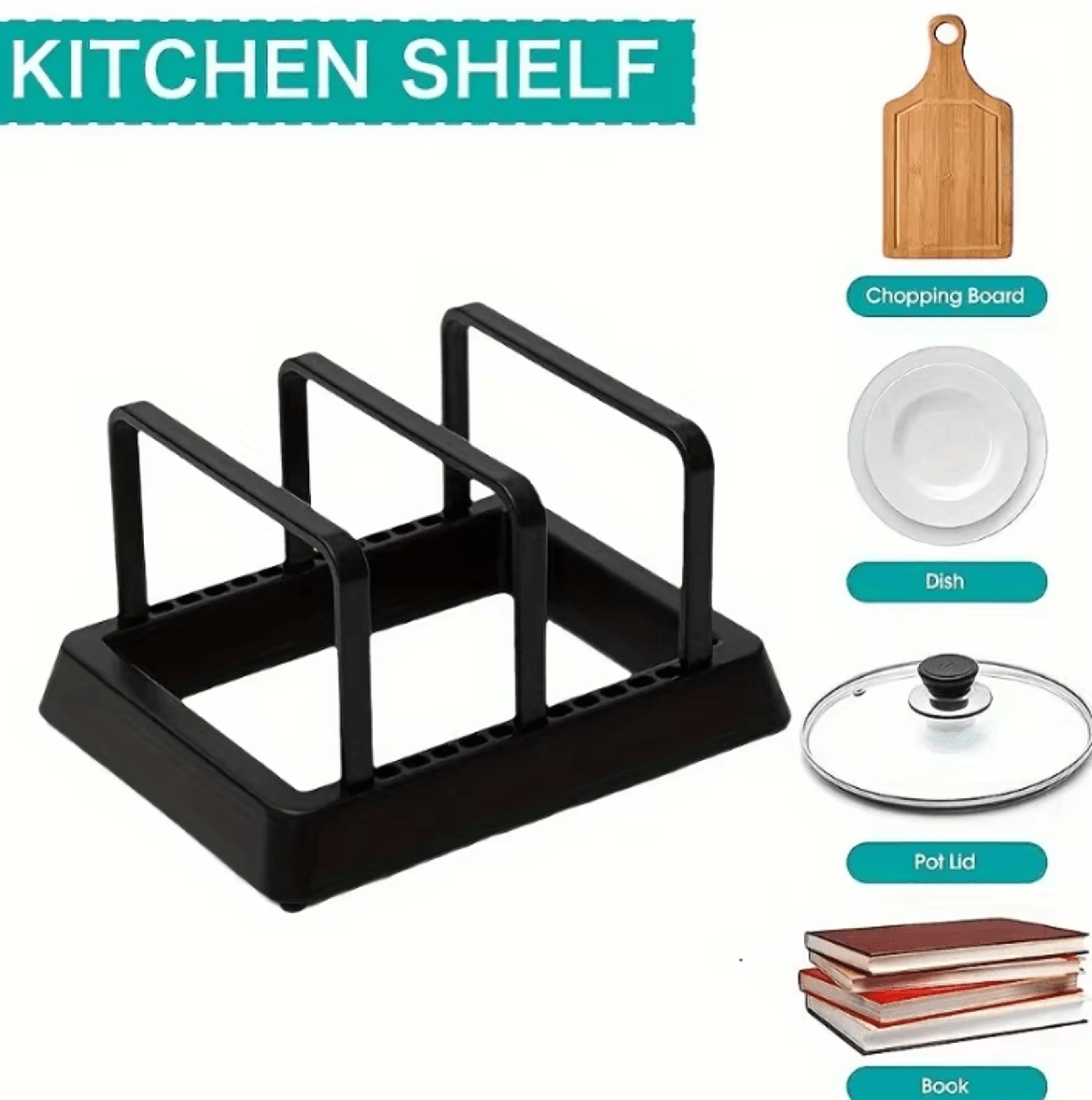 MultiPurpose Pot  Pan Storage Rack Organizer 2