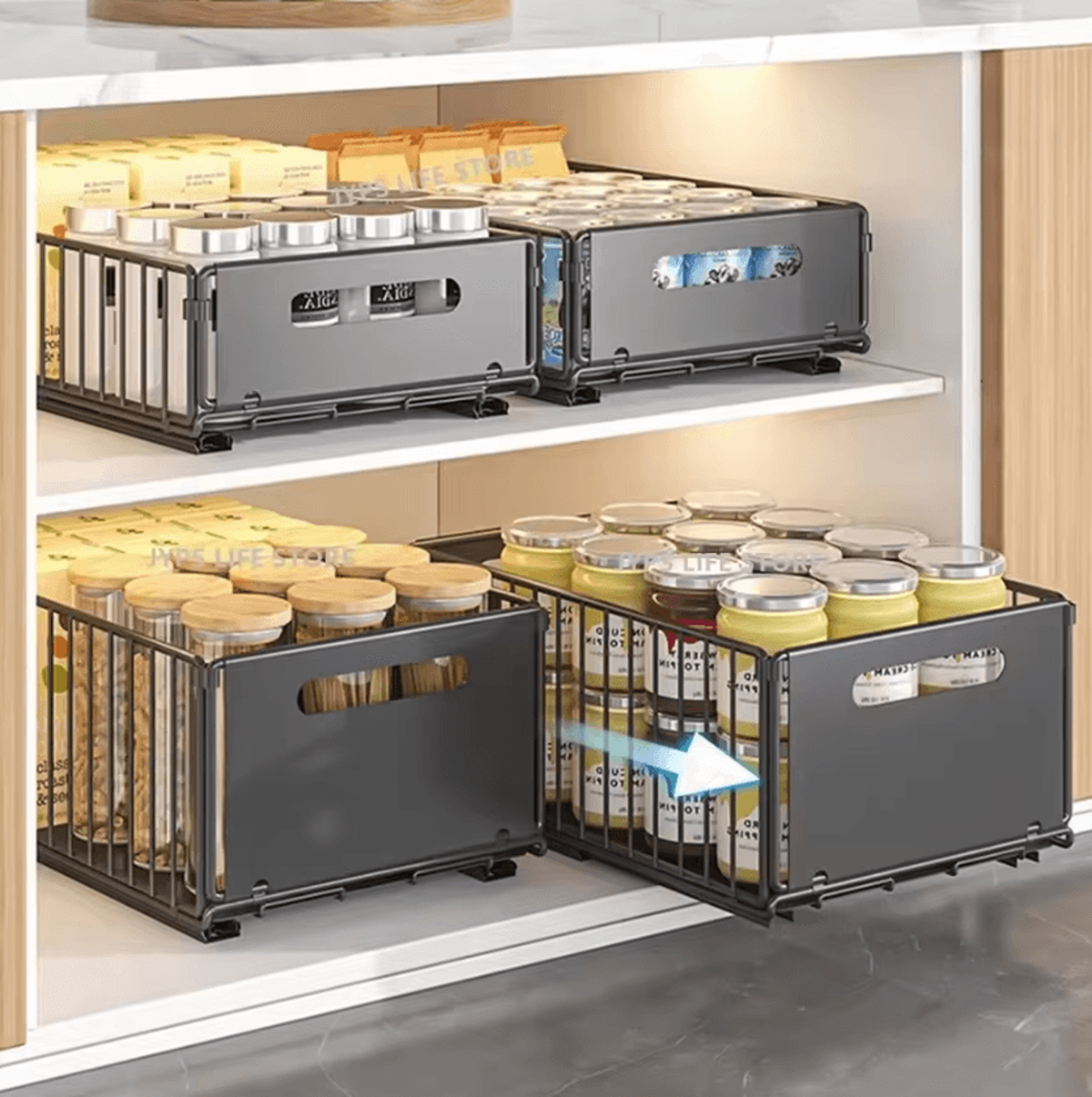 PullOut Cabinet Spice Organizer Rack 0