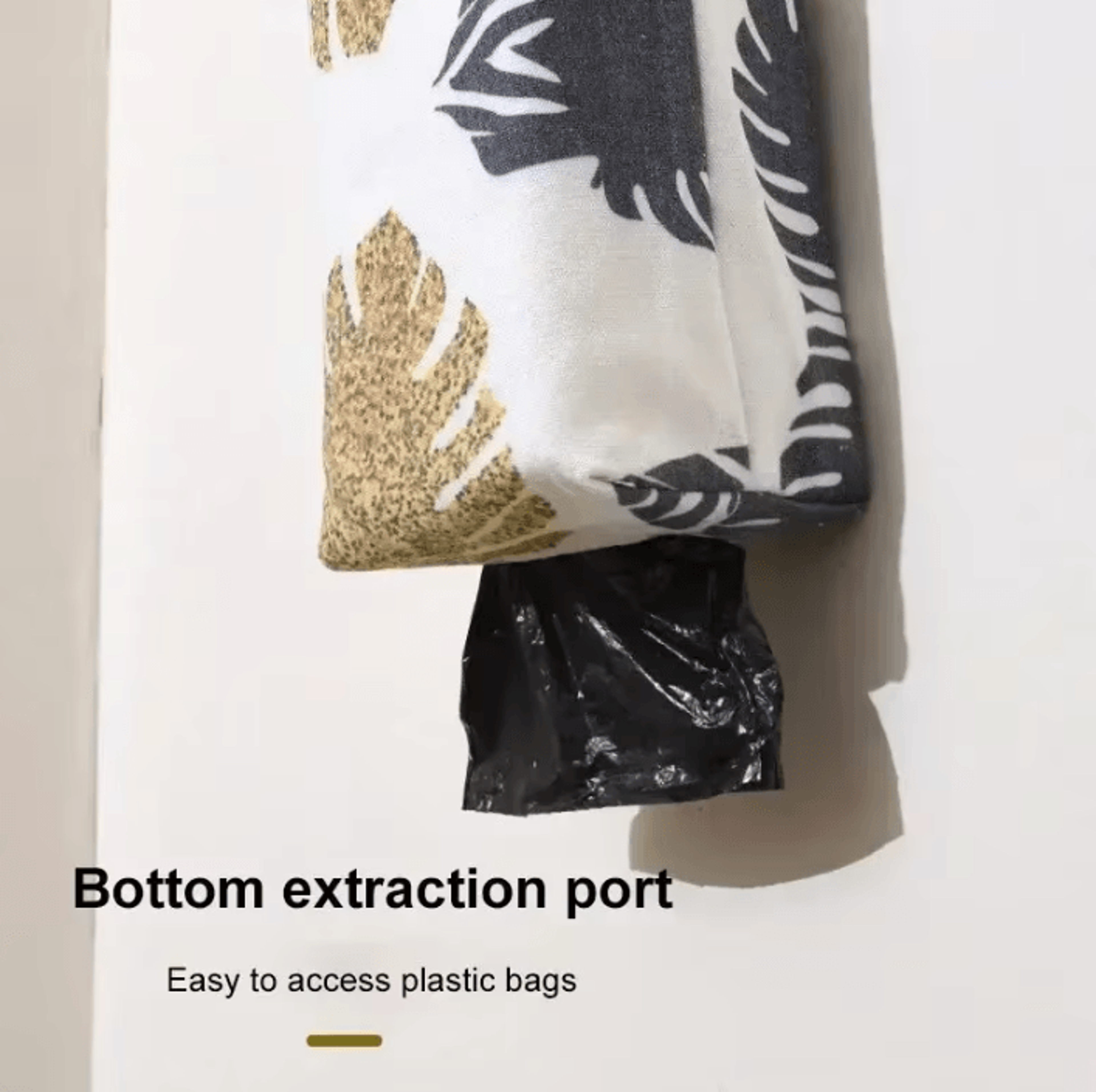 WallMounted Plastic Bag Storage Organizer 2