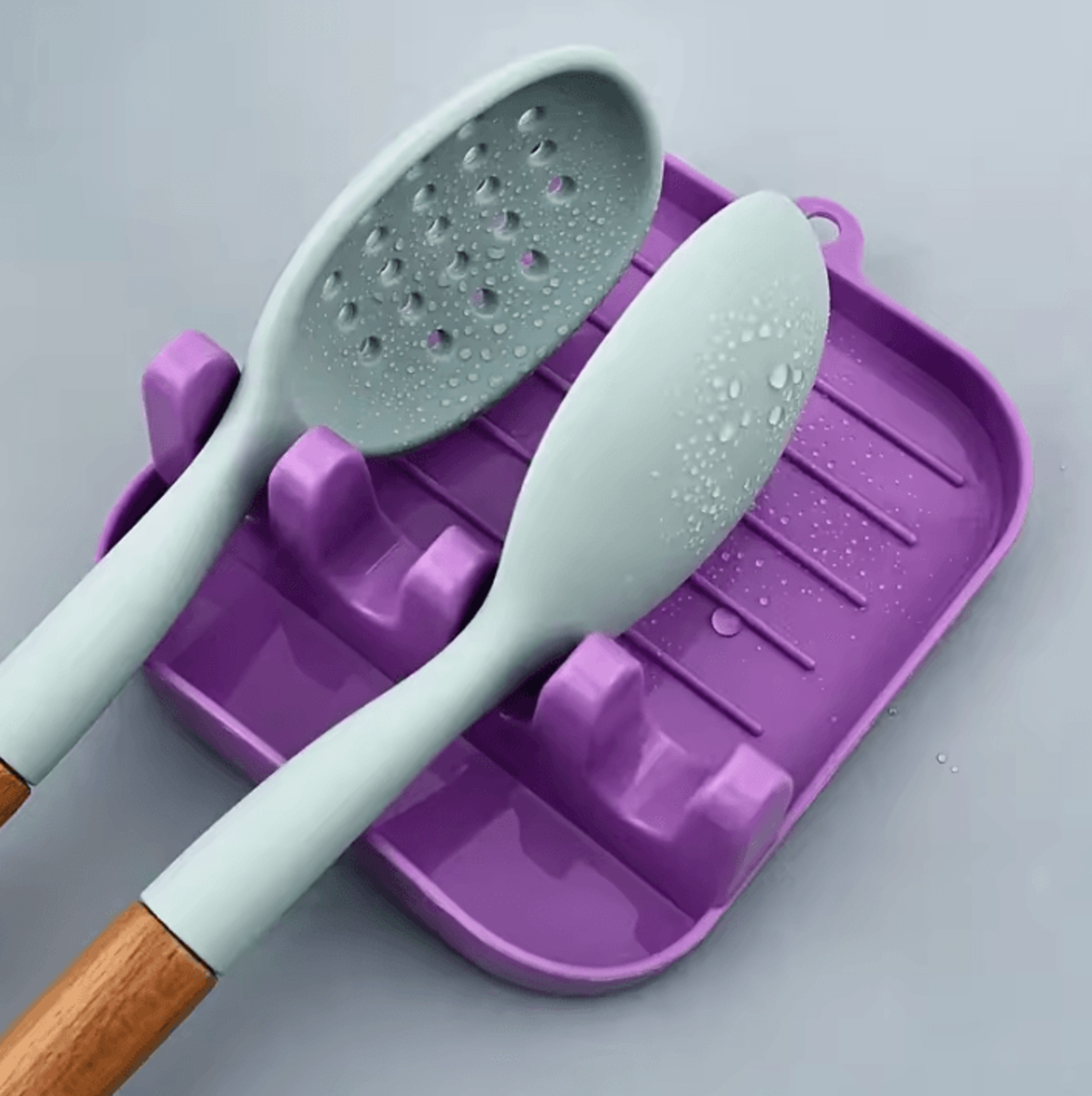 AllinOne Spoon Rest  Pot Lid Organizer For A Cleaner More Organized Kitchen 1