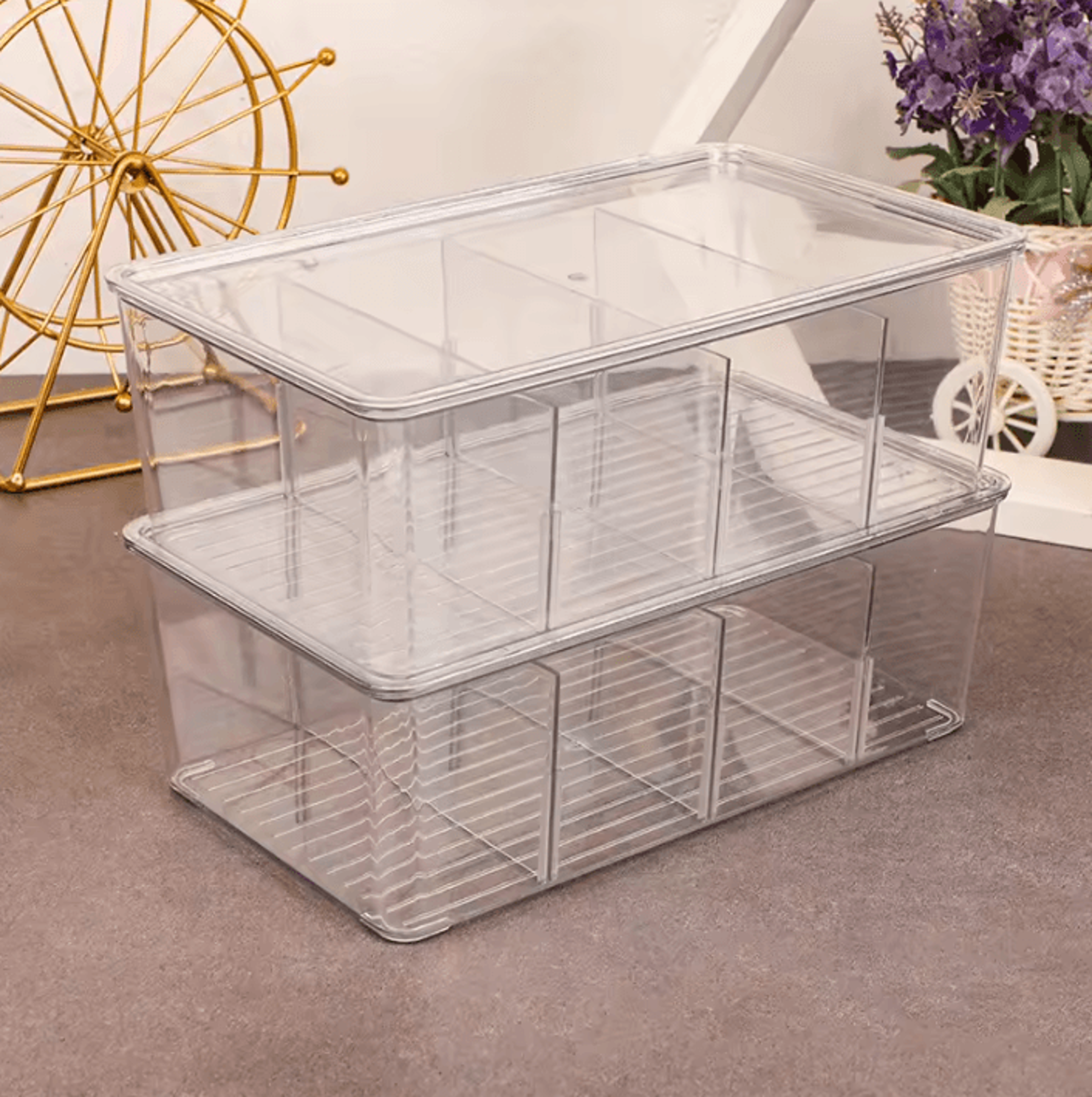 ClearView Acrylic Tea Bag Organizer Box 2