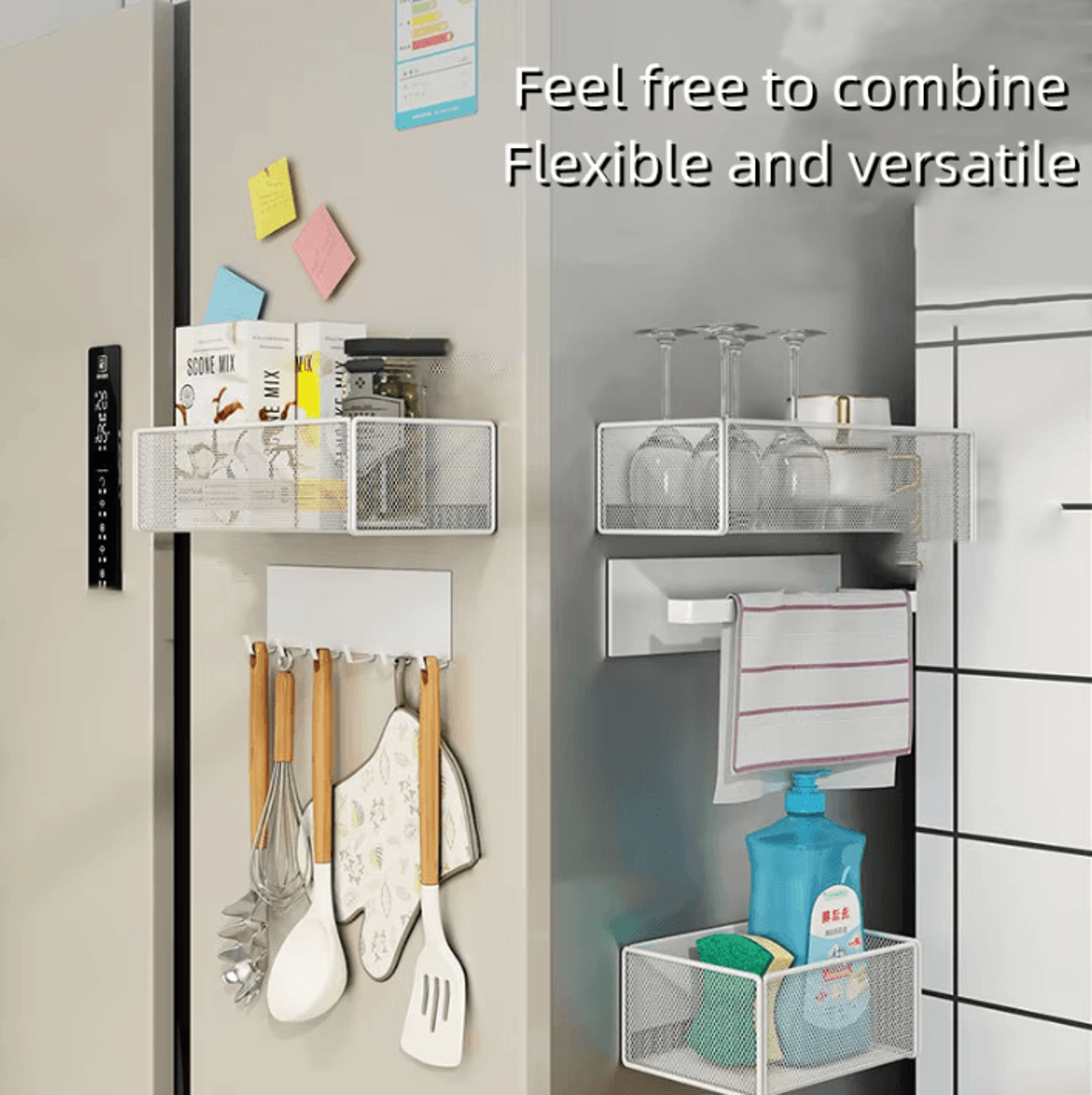 MagniStore Magnetic Wall Shelf Organizer 2