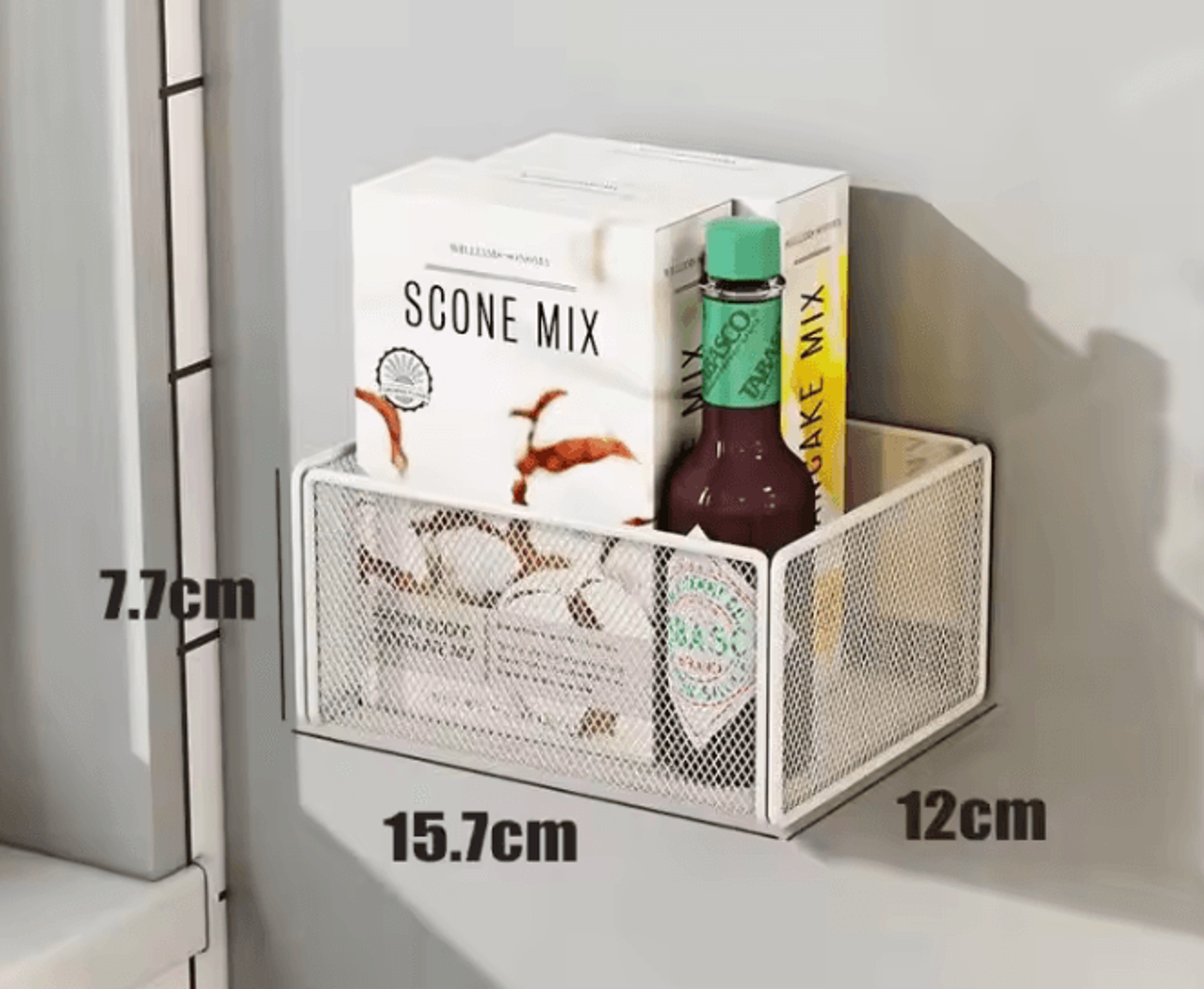 MagniStore Magnetic Wall Shelf Organizer 3