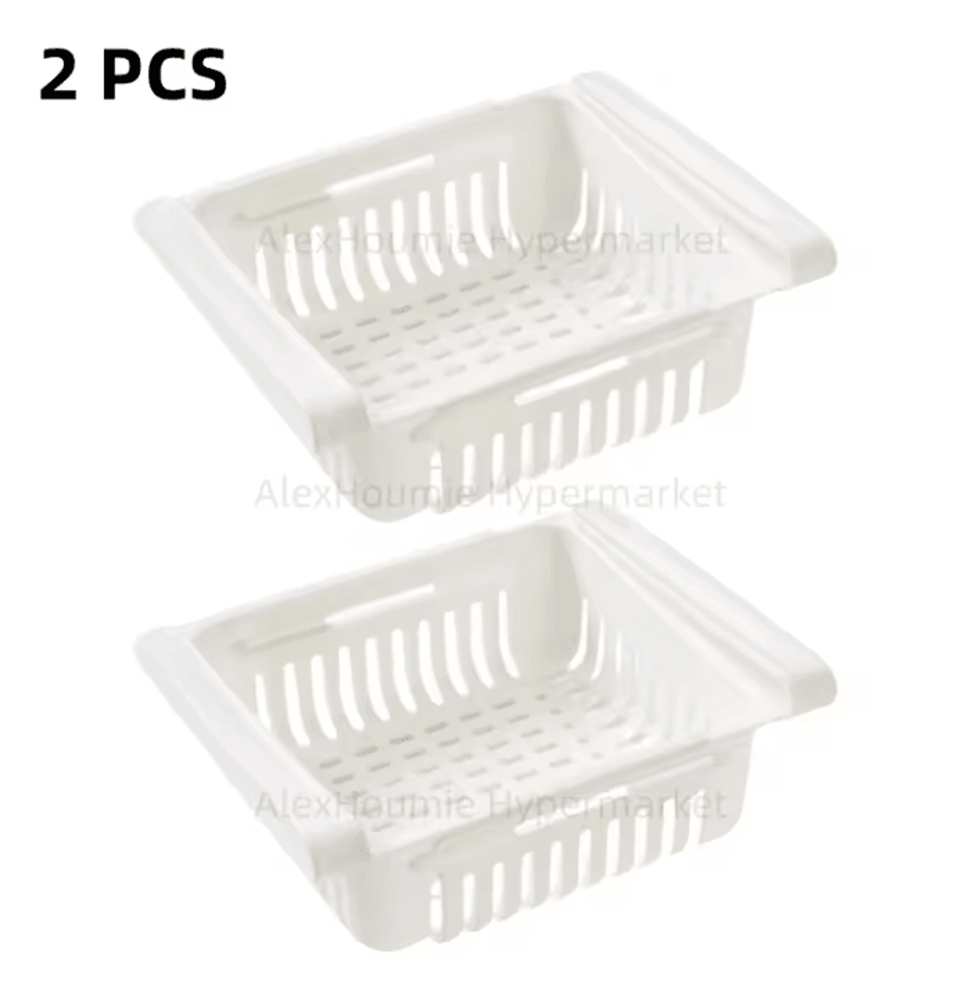 SlideFresh Refrigerator Hanging Drawer Organizer Set 4