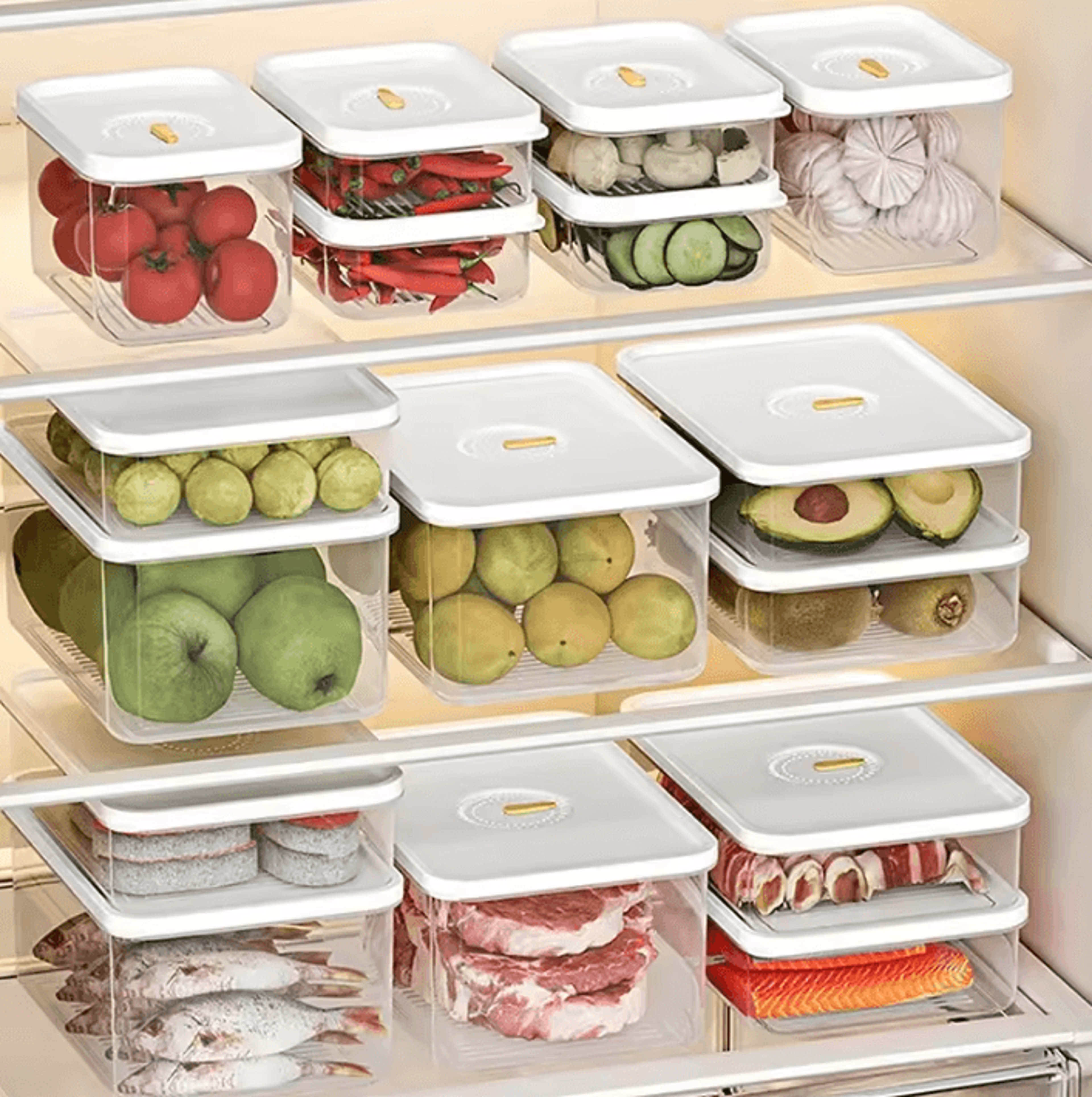 FreshSlice Deli Meat  Cheese Storage Container 2