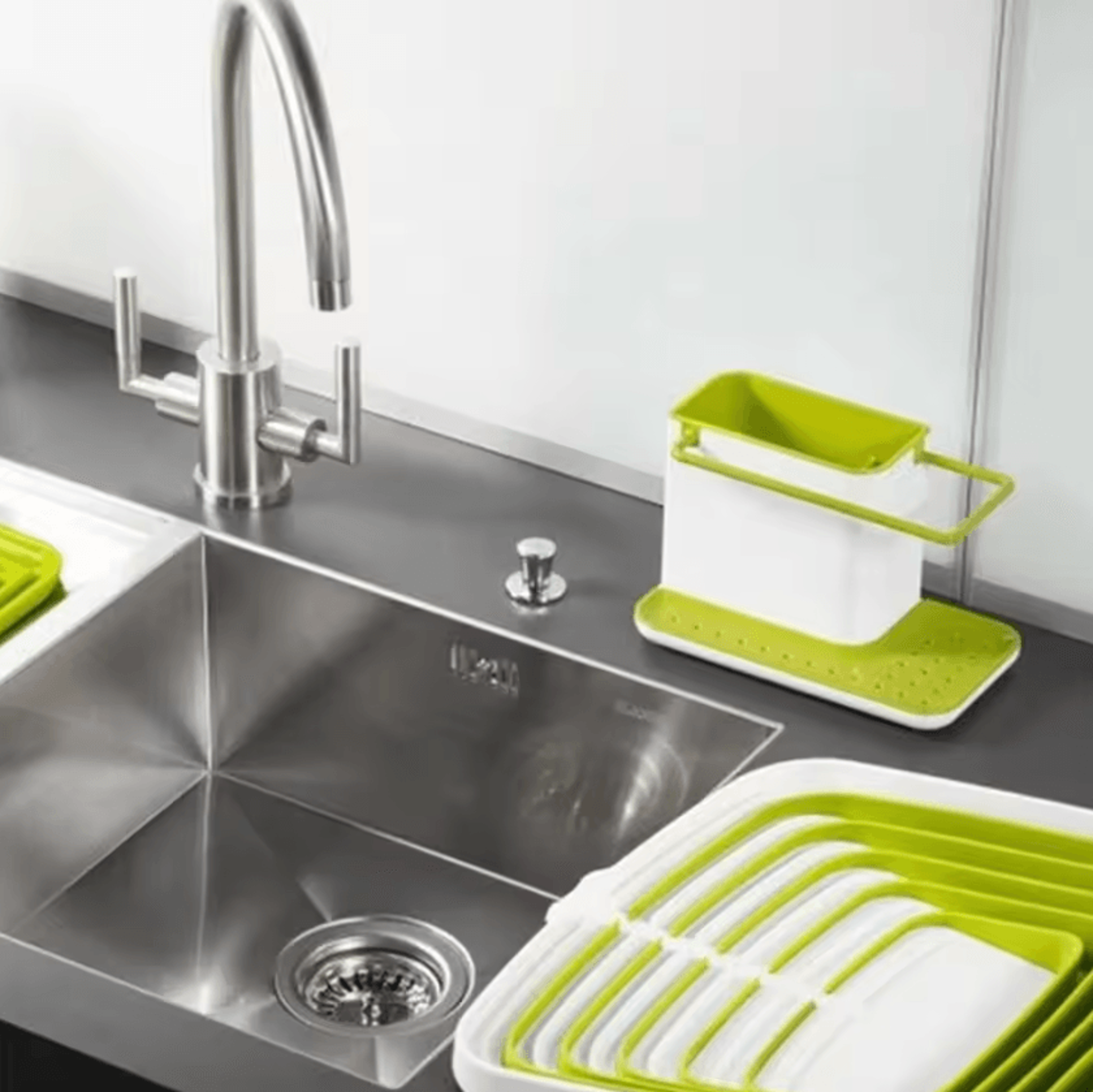 Kitchen Sink Organizer Shelf  MultiPurpose Faucet Storage Rack 2