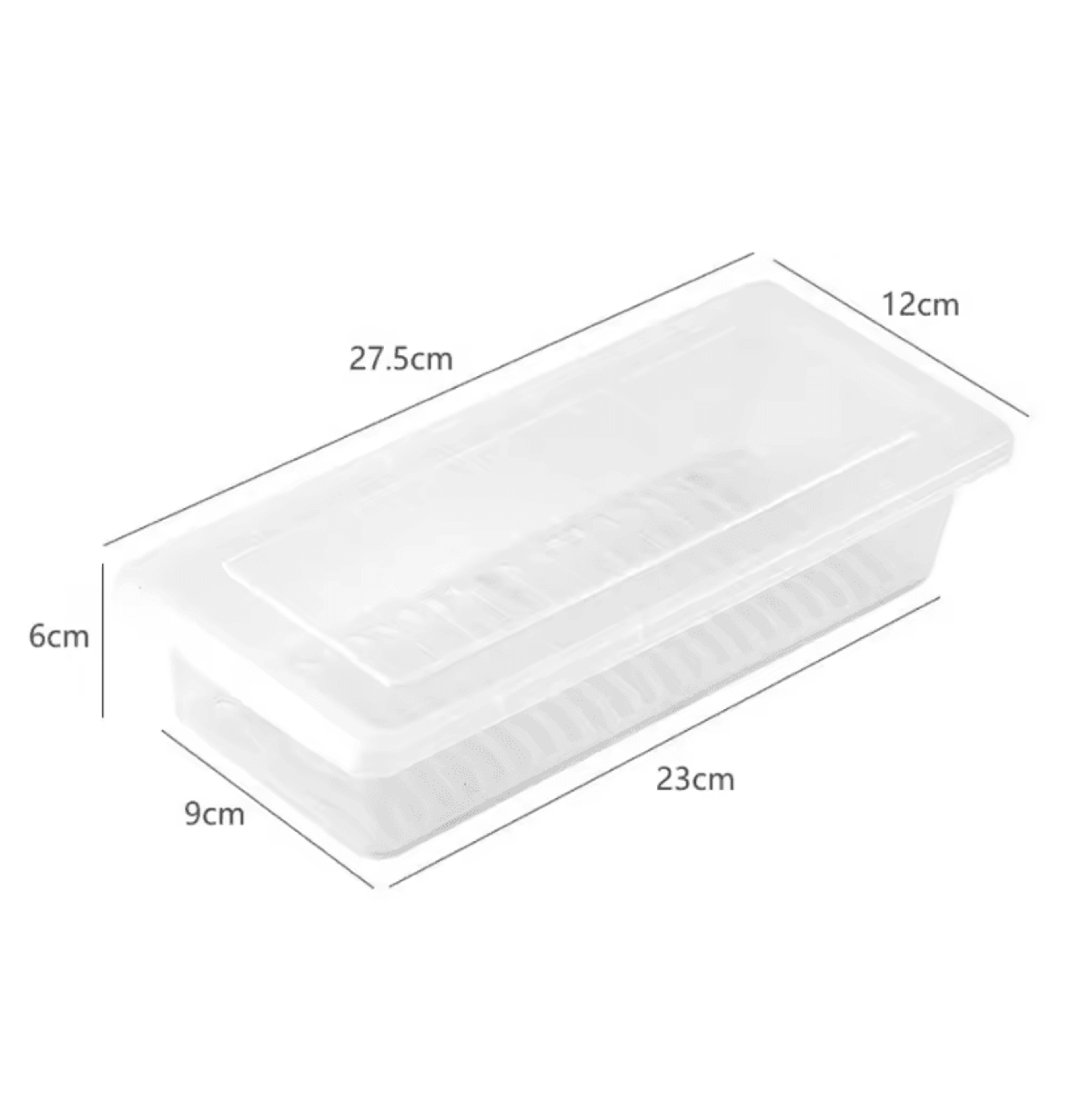 FreshSeal Refrigerator Storage Box  Food Container With Drain Tray  Airtight Lid 3