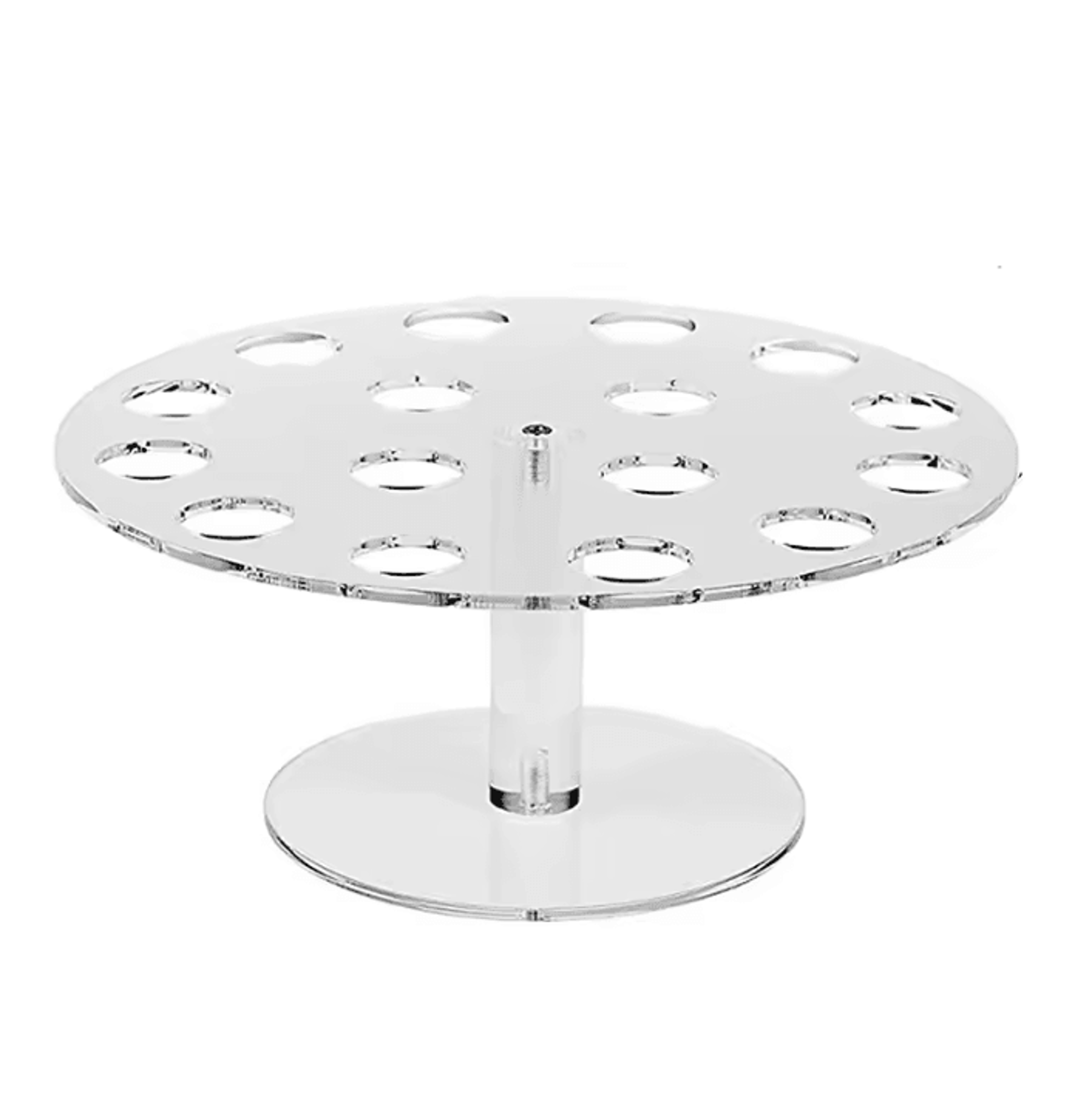 Clear Acrylic Cone Display Stand  MultiHole Dessert  Ice Cream Holder 5