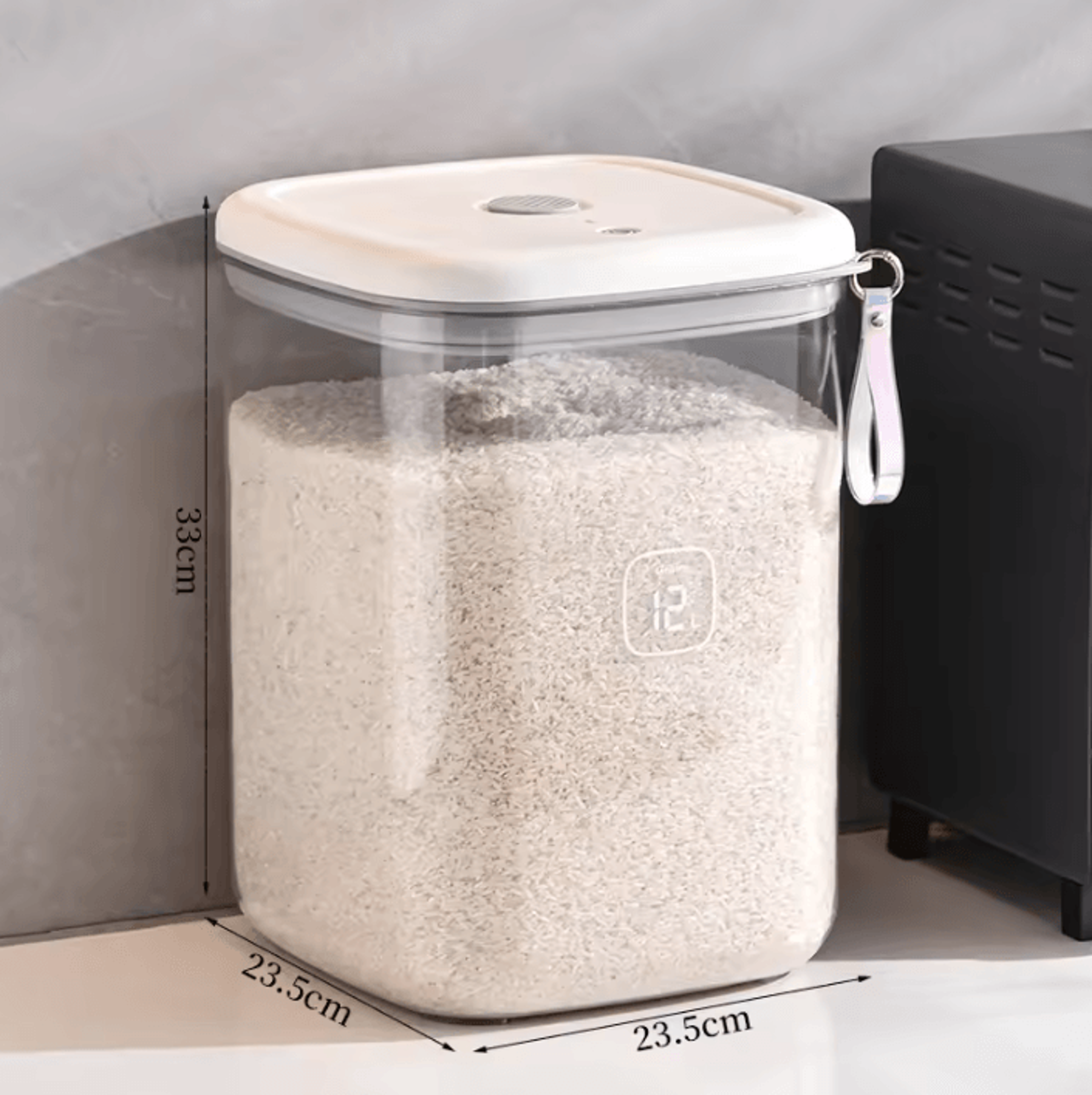 SmartSeal Rice Storage Bin  Airtight LargeCapacity Grain Container 4