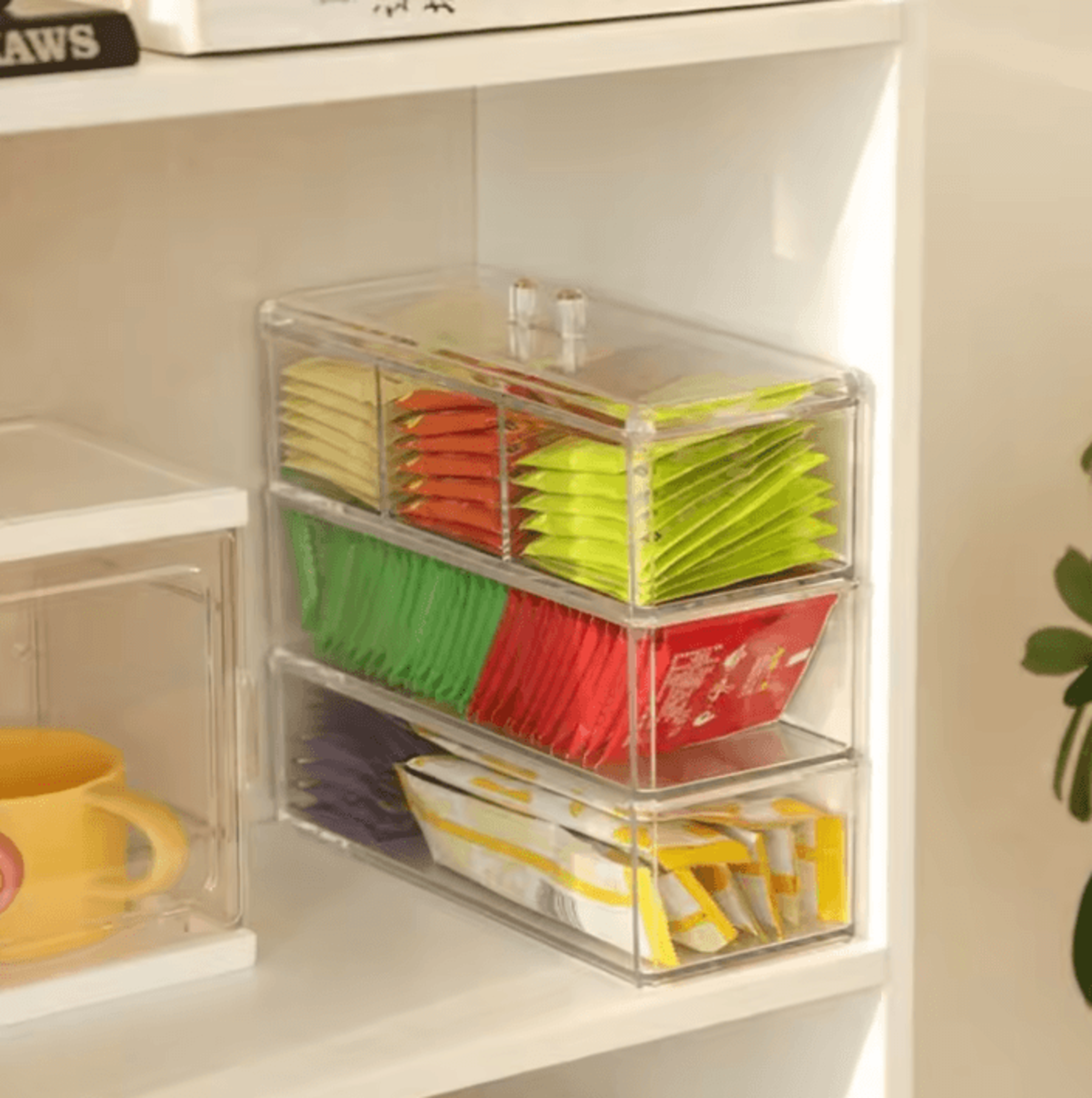 ClearBrew Tea  Coffee Organizer Storage Box 1