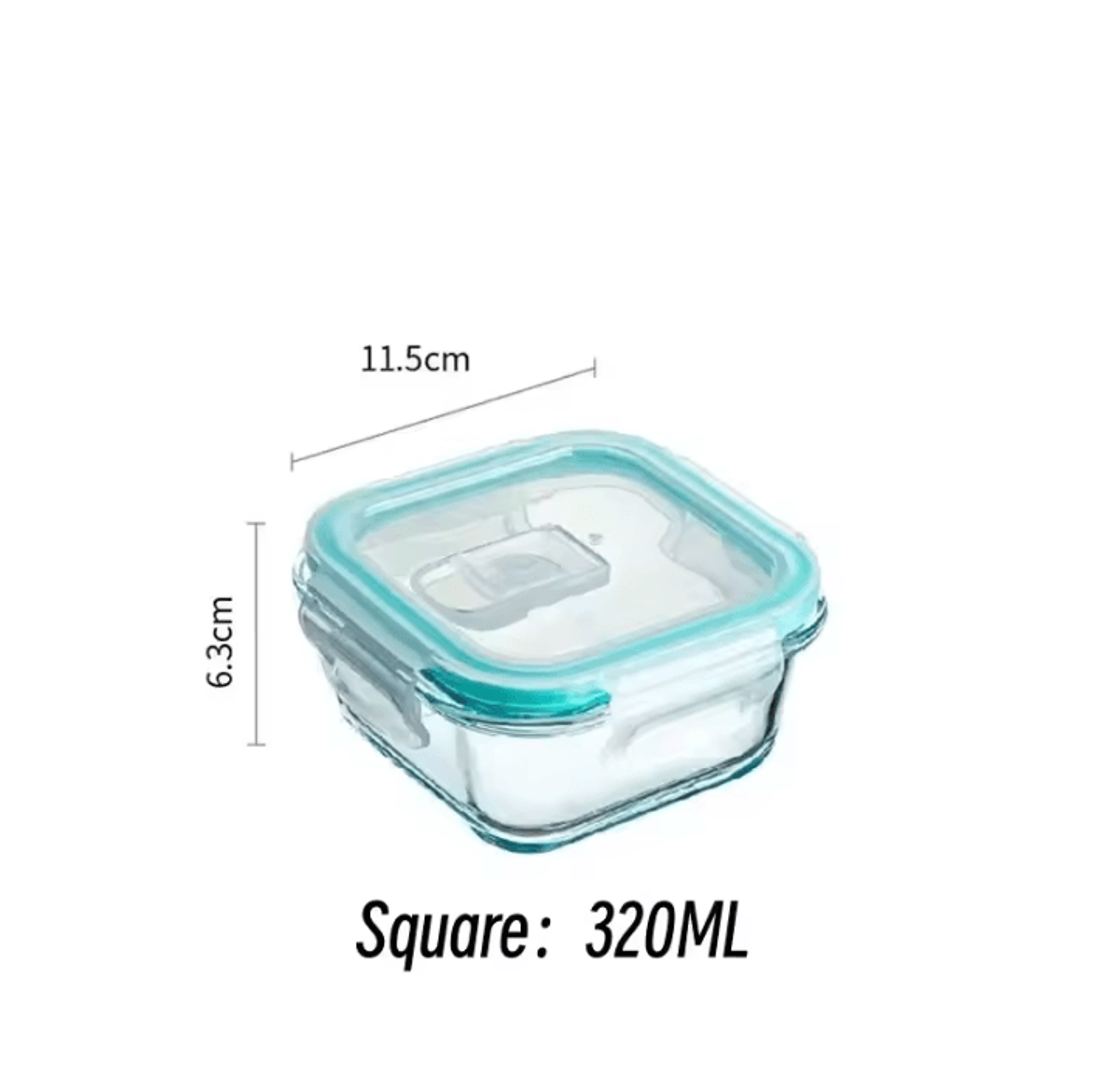 PureSeal Glass Meal Prep Bento Container 3