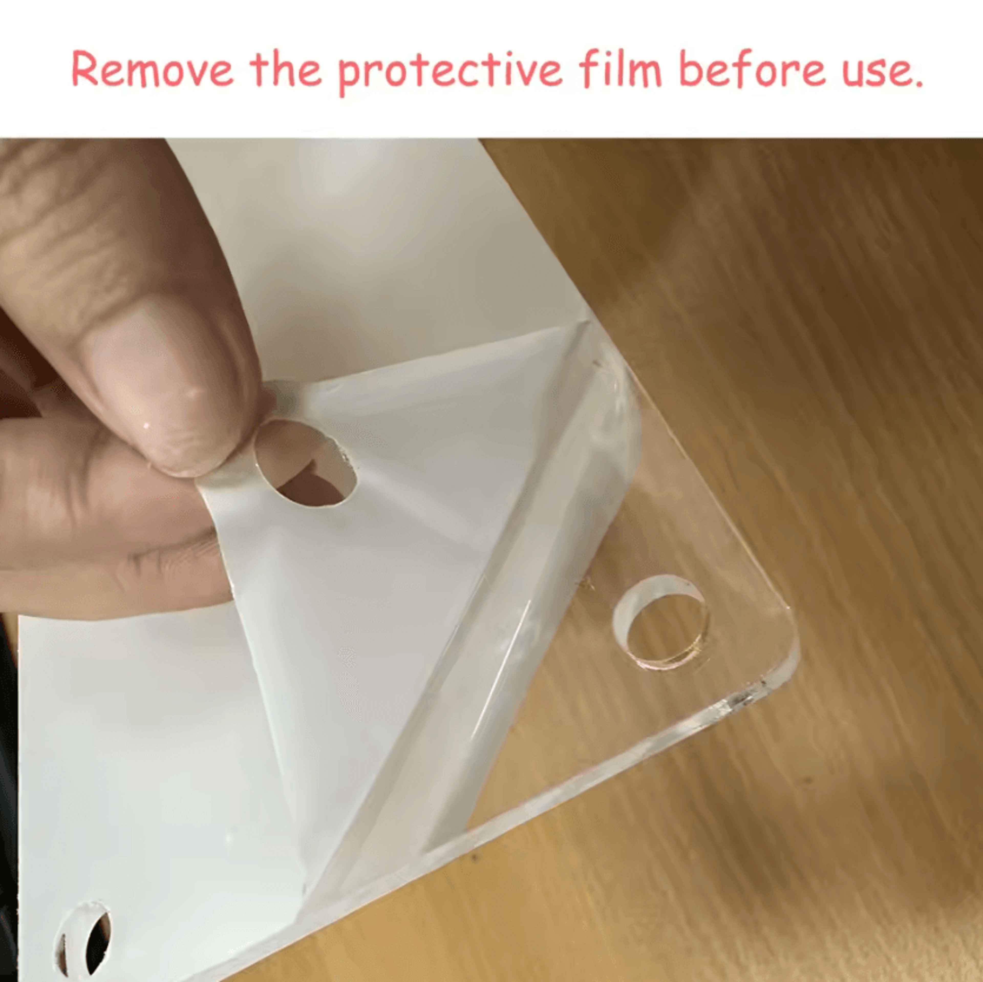 Clear Acrylic Display Riser Stand With Stainless Steel Support 1
