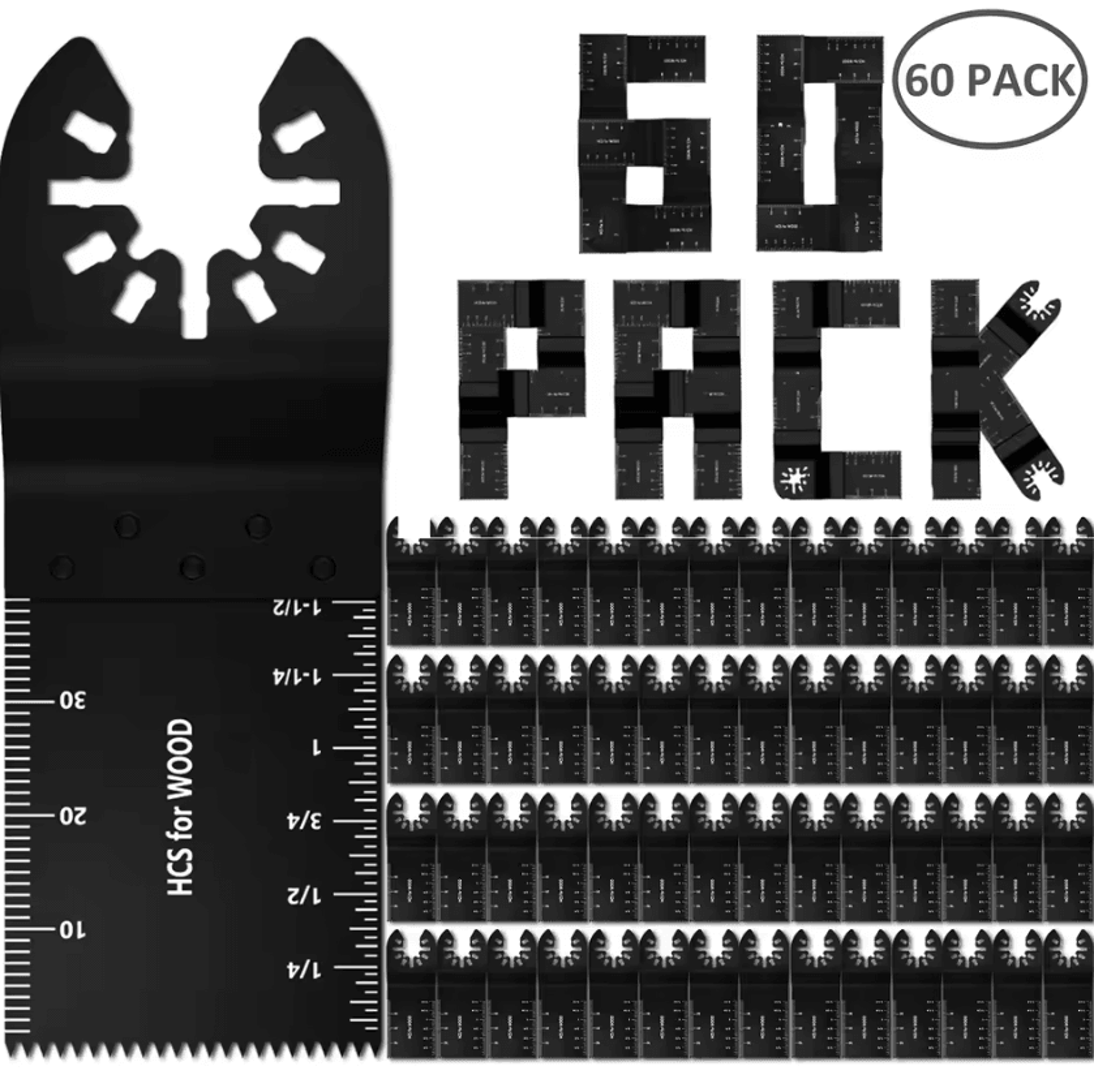 Universal Oscillating MultiTool Saw Blade Set For Wood  Precision Cutting 0