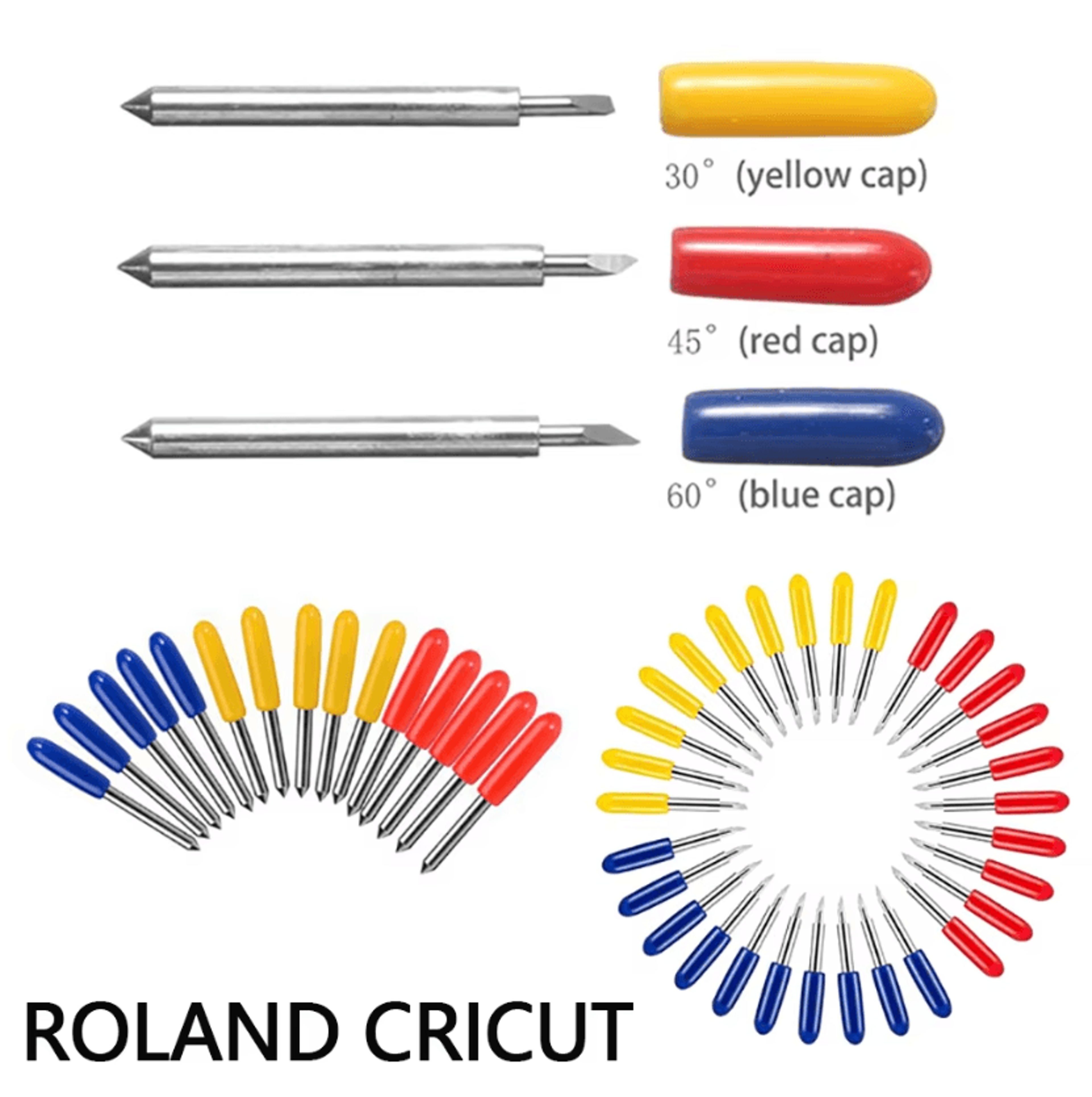 Precision Replacement Plotter Blades For Cricut Roland  Cutting Machines 1