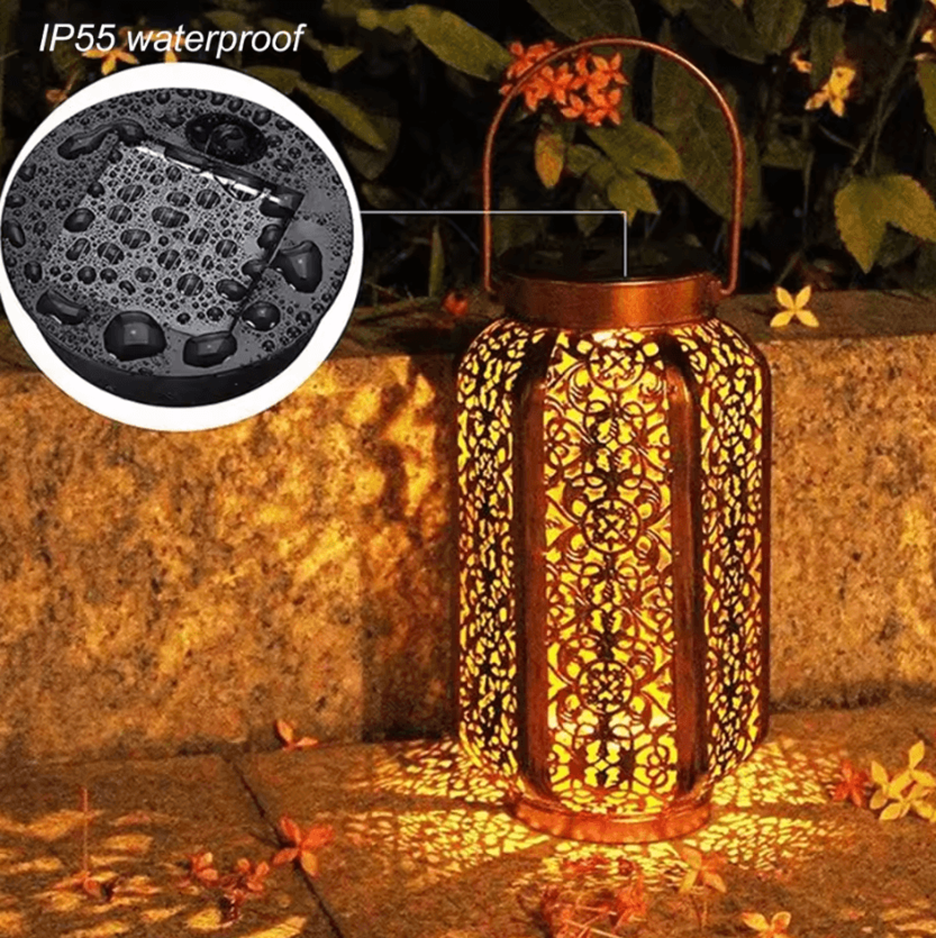 30LED Solar Lantern Replacement Top Waterproof Solar Light Replacement Lid 0