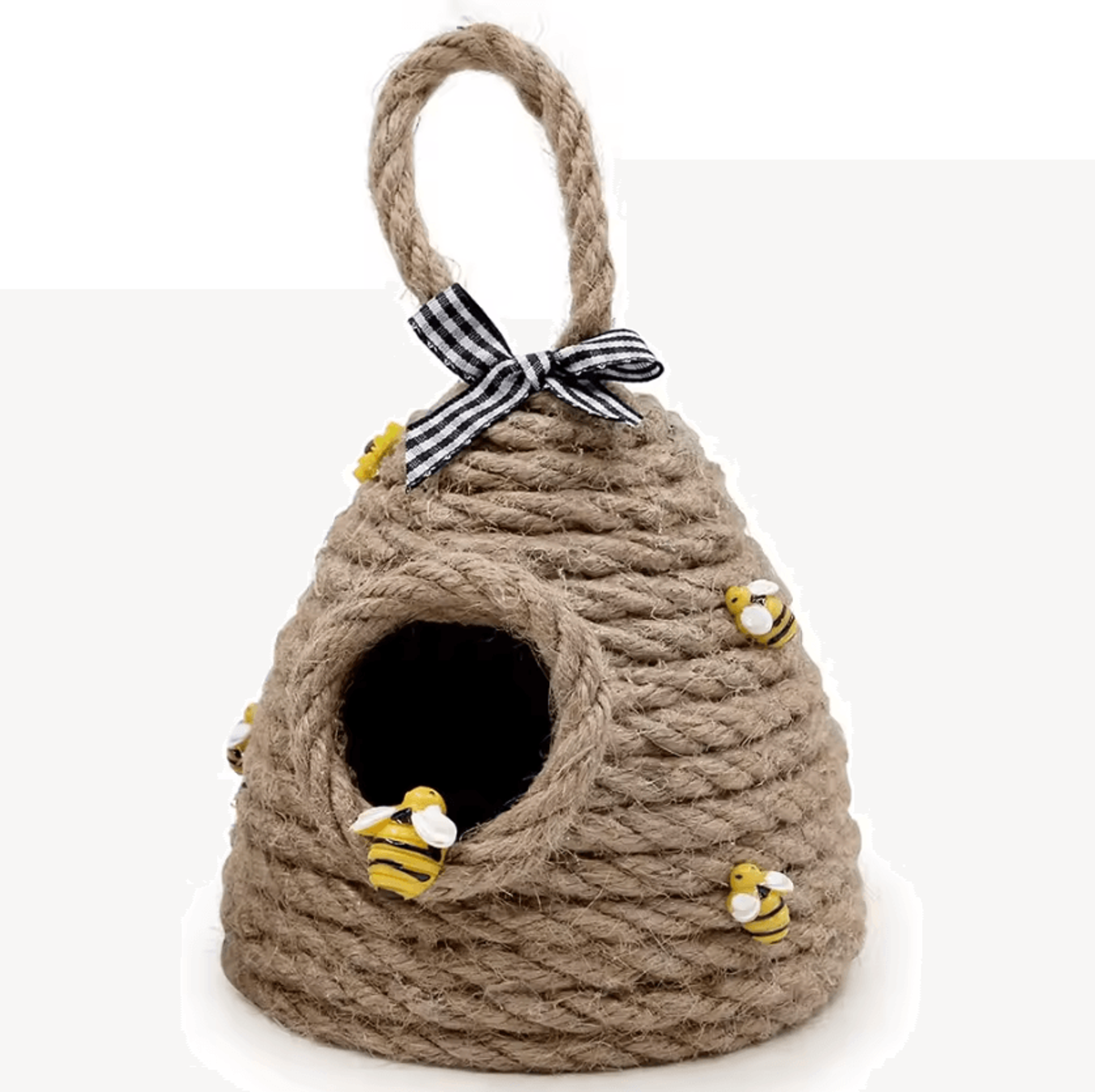 Handmade Beehive Hanging Decor Bee Tiered Tray Decor For Farmhouse  Honey Bee Decorations 5