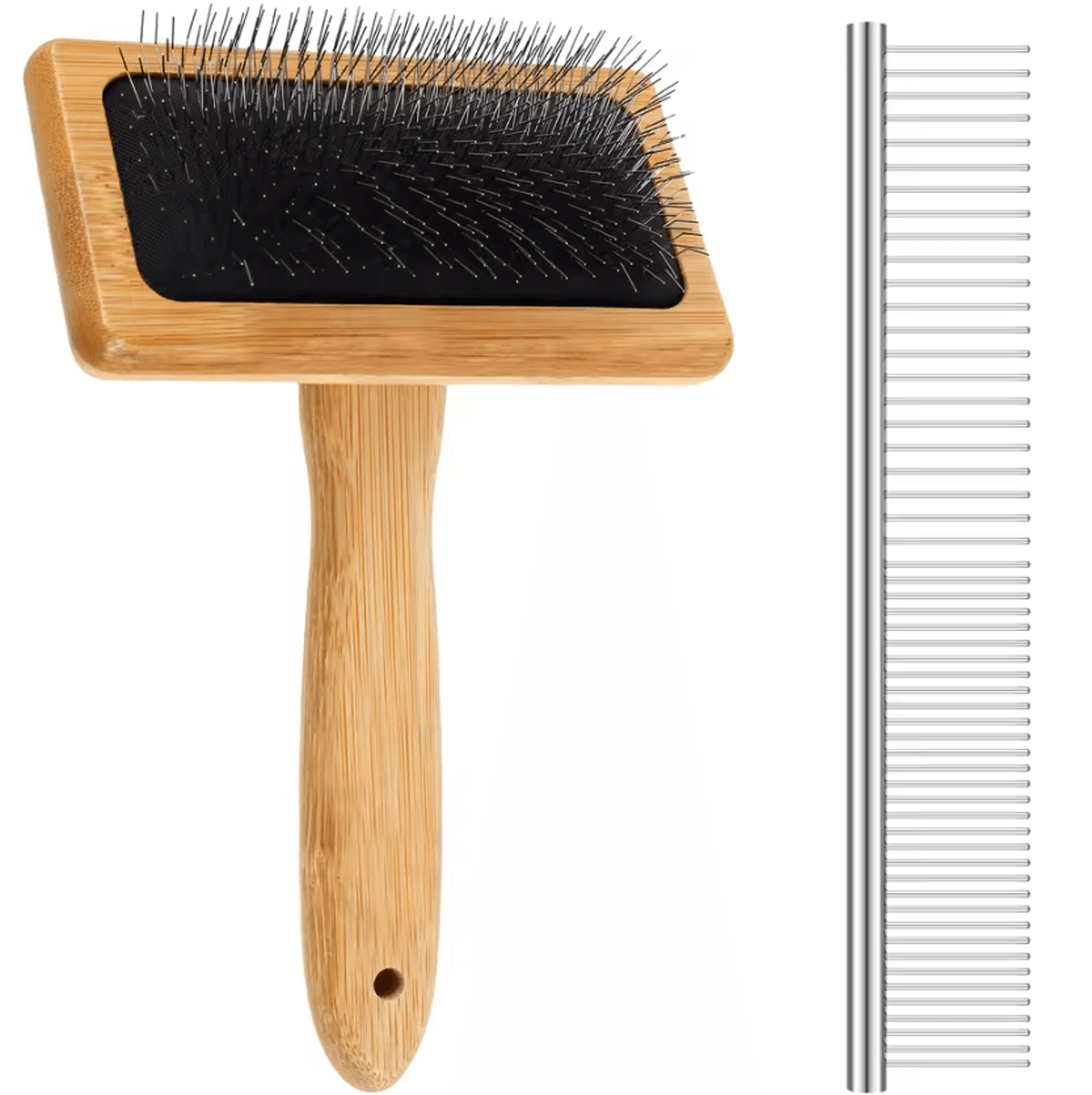 2Piece Macrame Fringe Brush  Rug Tassel Comb Set  DIY Weaving Tapestry  Cotton Rope Grooming Tool 0