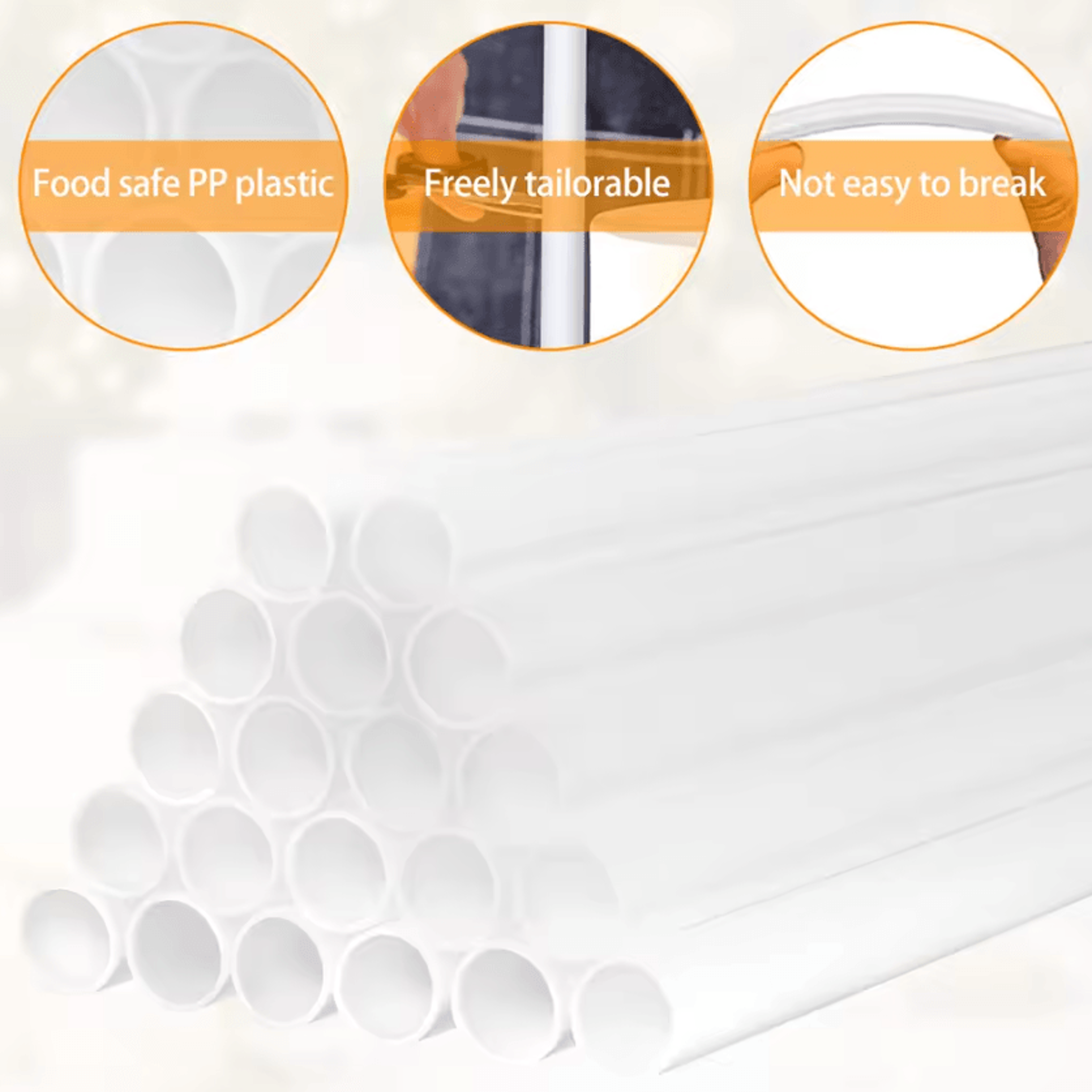 HeavyDuty Cake Dowels Plastic Cake Support Rods For Tiered Cake Stacking 20 Pieces 3