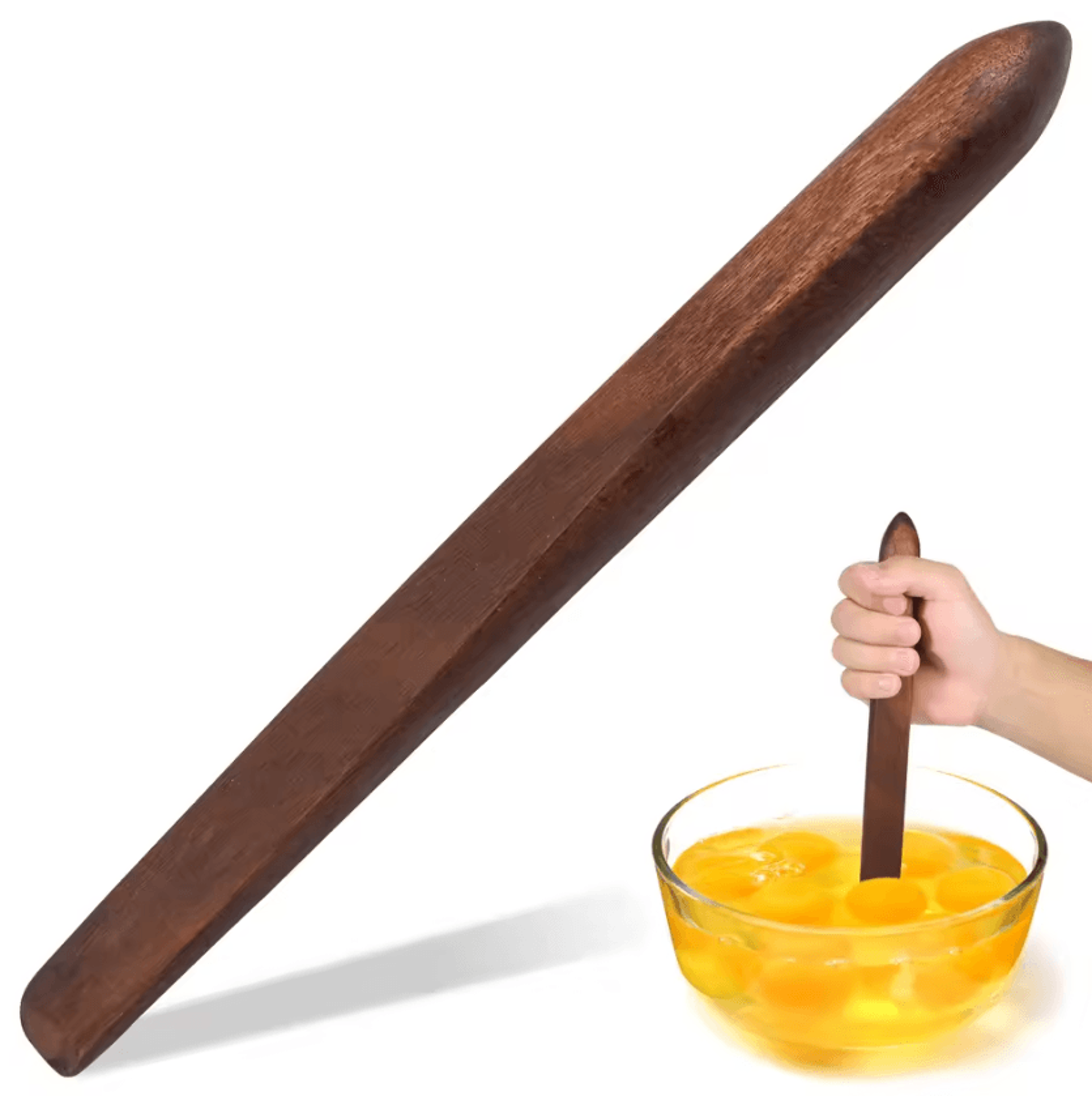11 inch acacia wood sourdough mixing stick wooden dough stirring paddle for bread baking