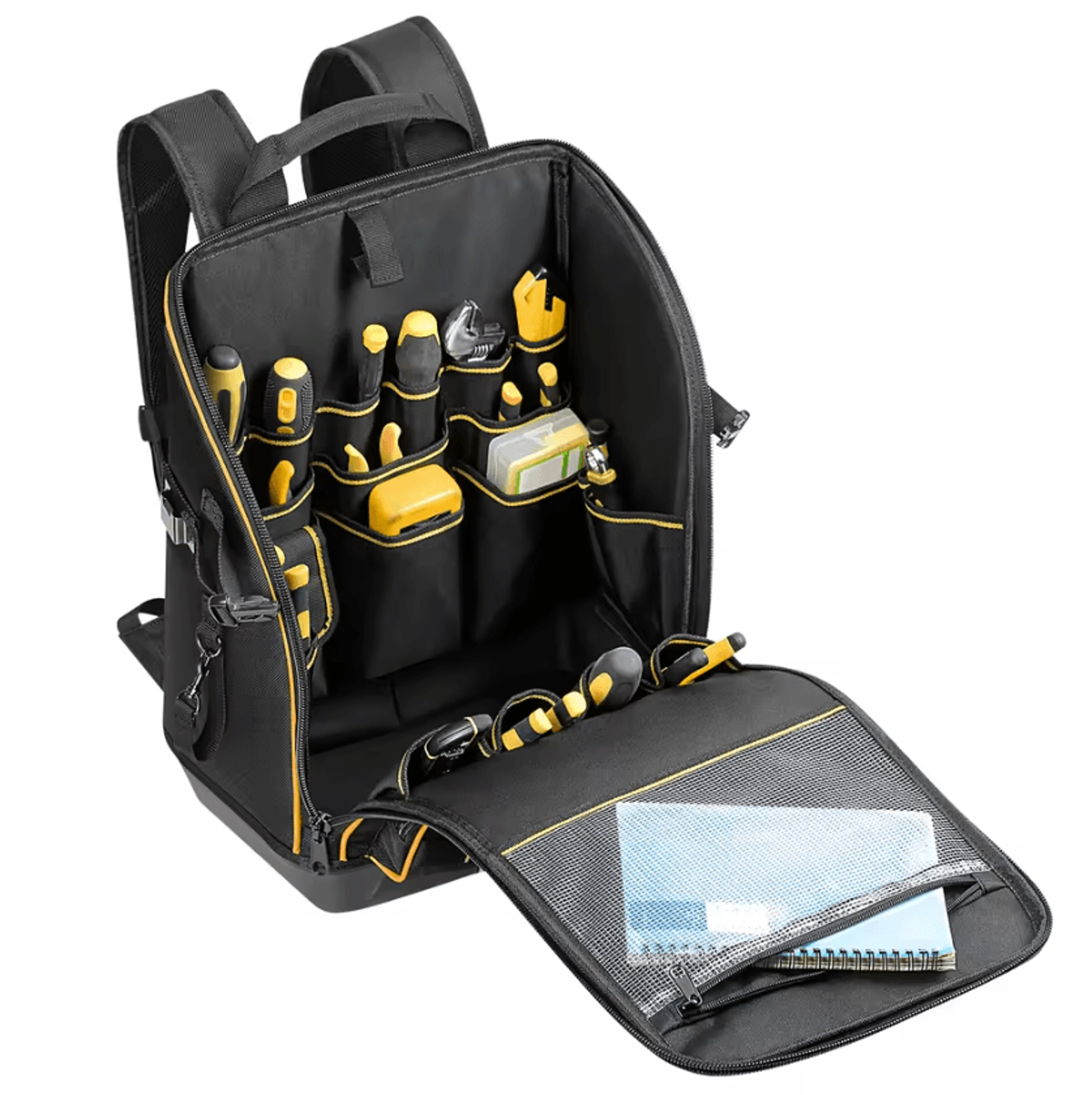 Tool Station Pro Heavy Duty Tool Backpack With Molded Bottom And Large Interior 2
