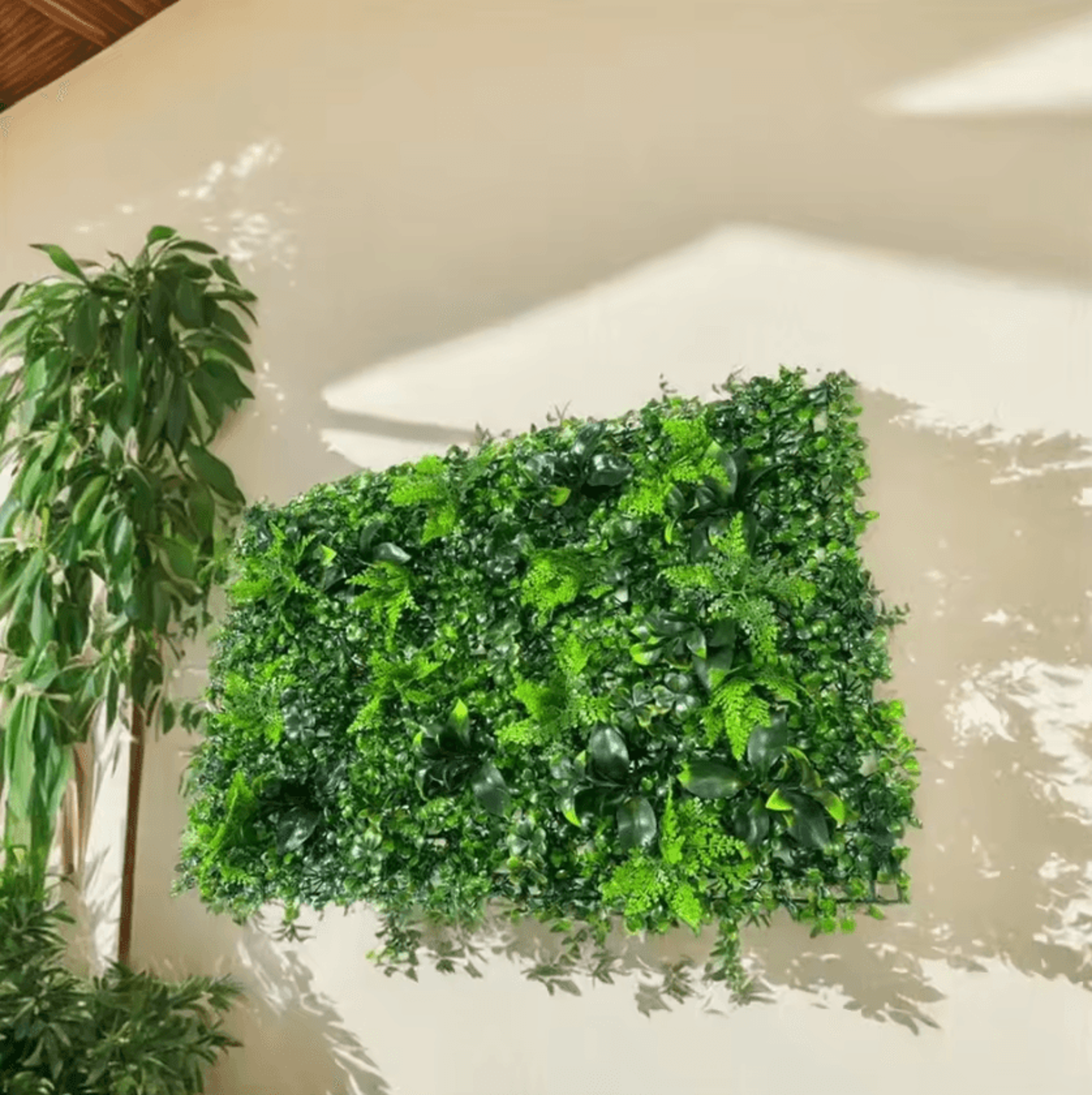 UV Resistant Artificial Ivy Wall Privacy Panels  Faux Greenery Panels For Indoor  Outdoor Decor 1