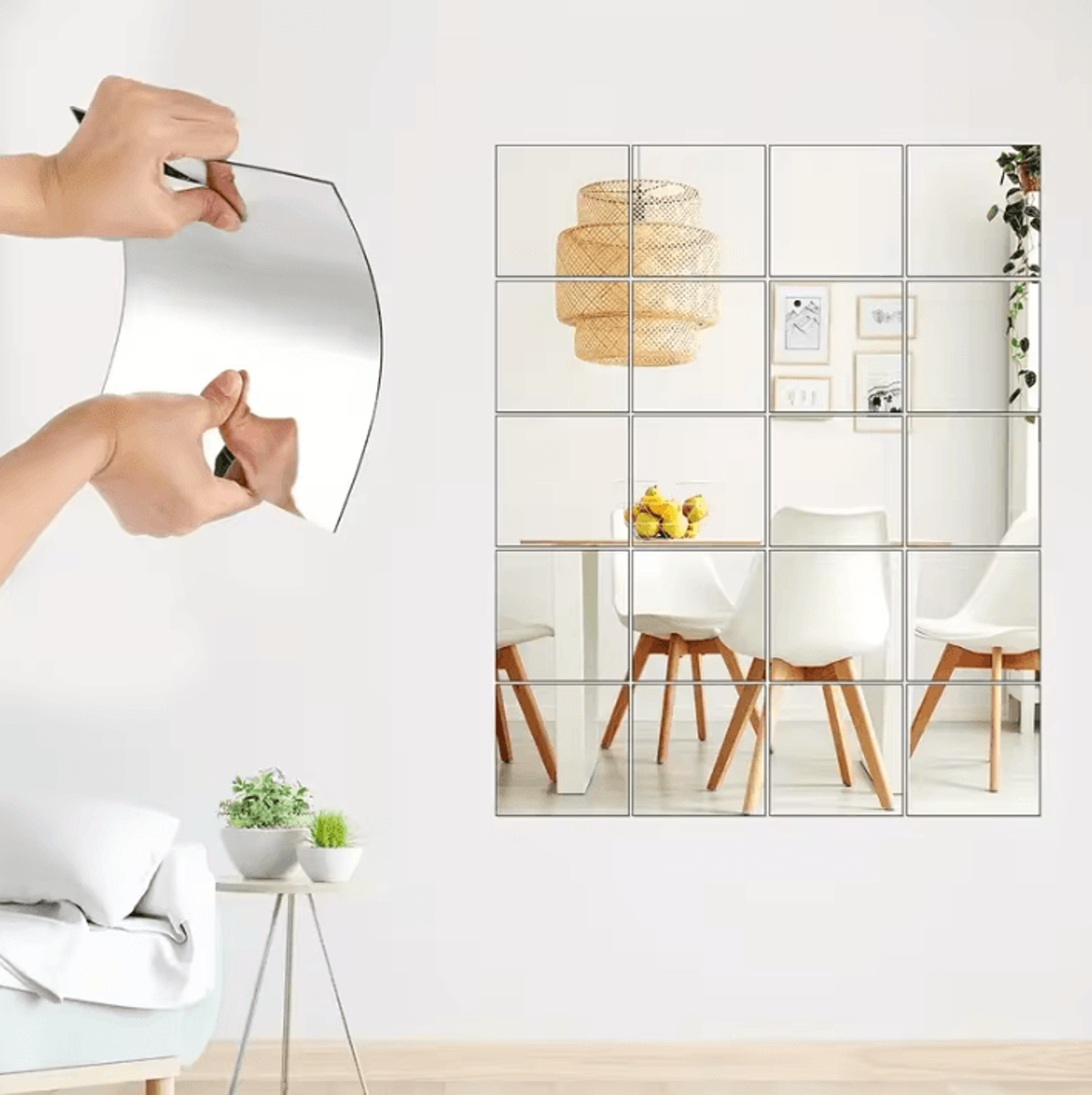 Self Adhesive Acrylic Mirror Wall Stickers For Home Decor 3